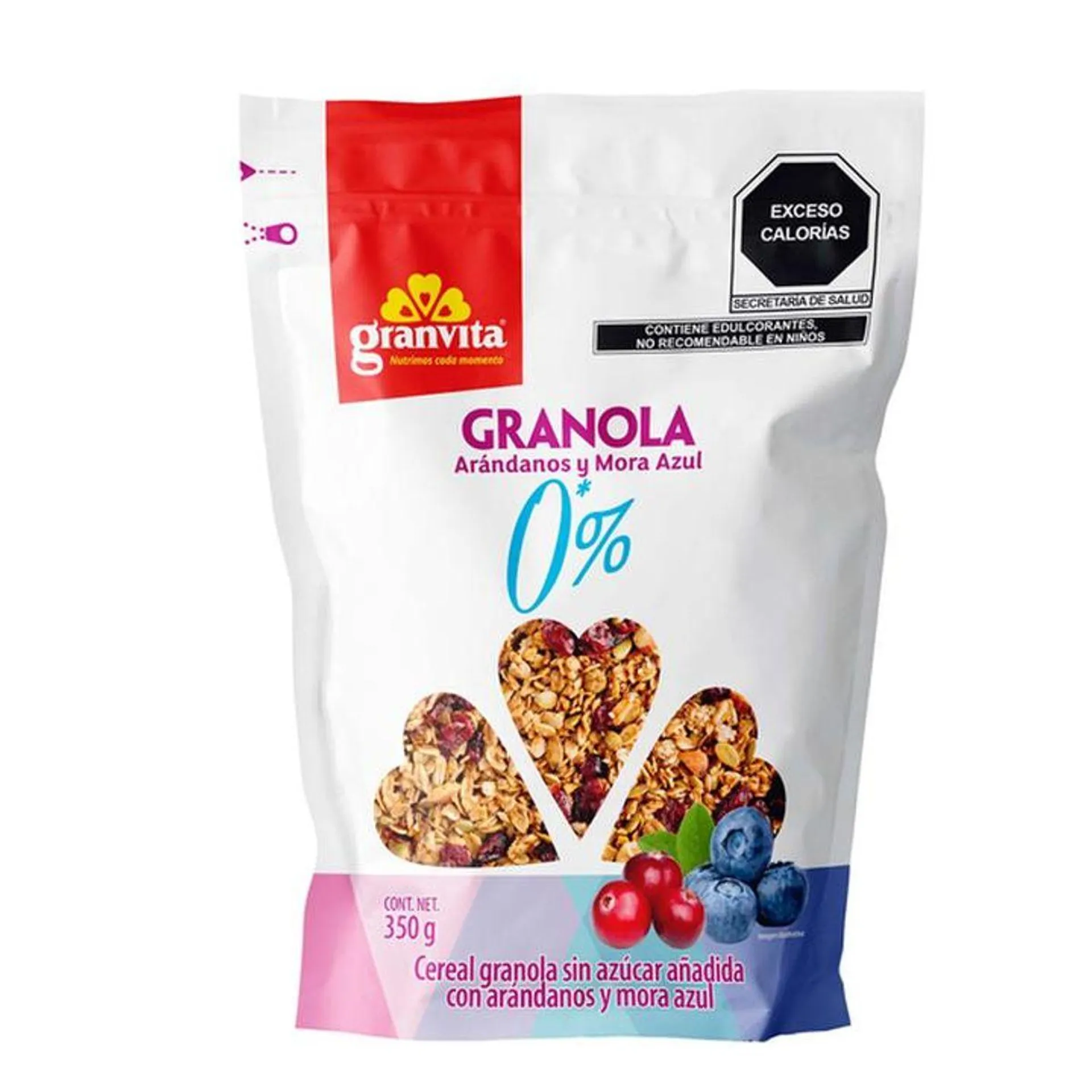 Granvita Granola Arándanos y Mora Azul 0 % Azúcar