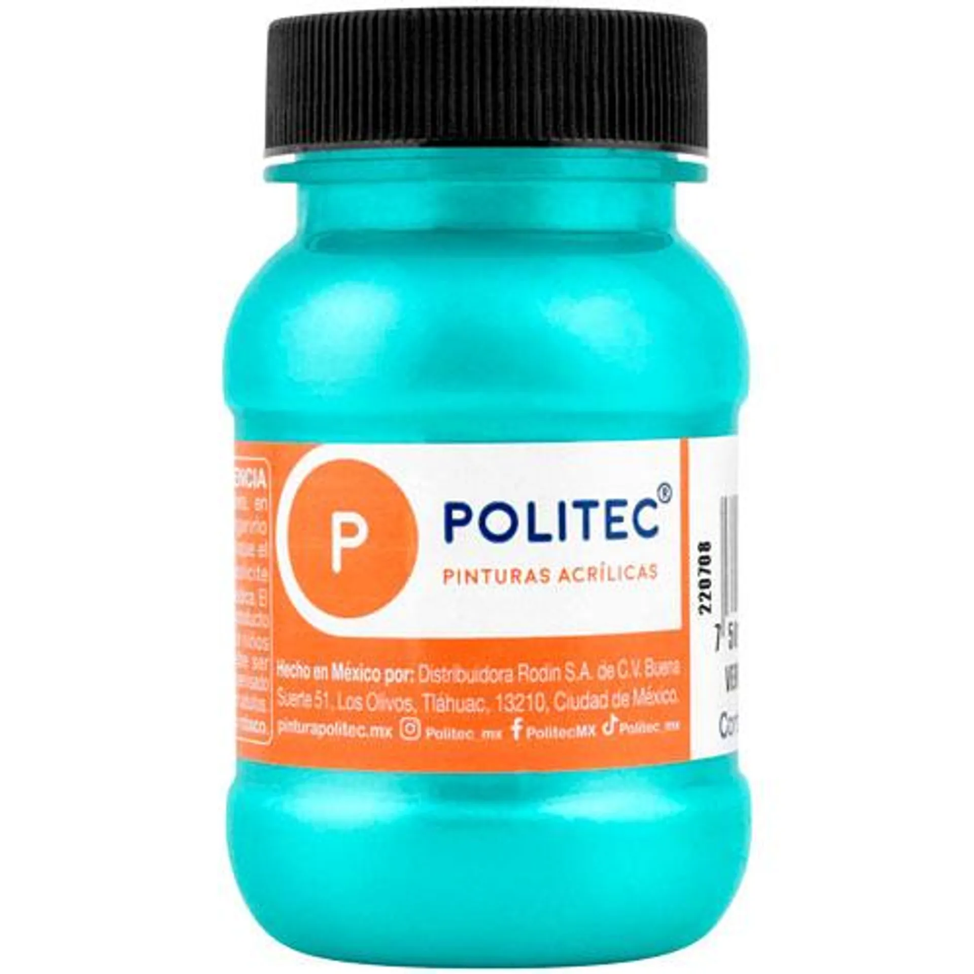 Pintura Acrilica Politec L-500 Verde Metalico 100 Ml #533