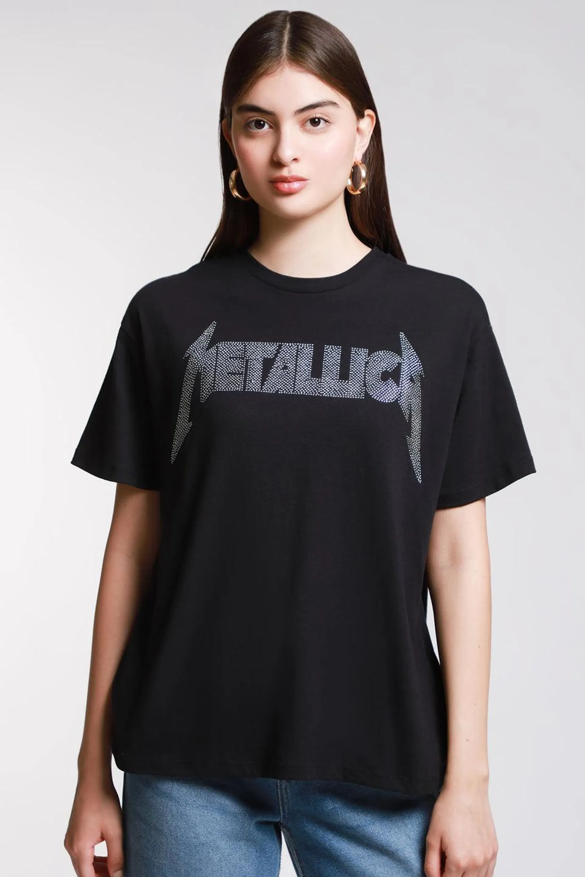 Playera Manga Corta "Metallica"