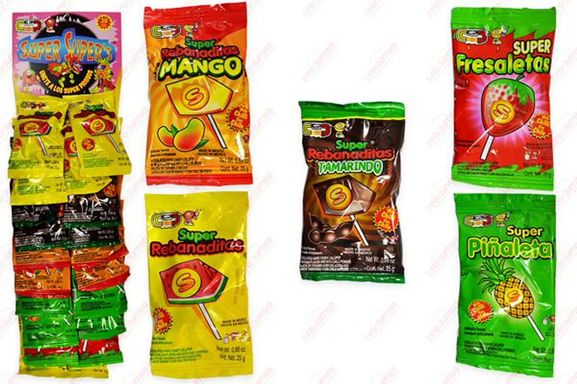 PALETA SUPER SUPERS 16/20 PZAS.TIRA C.POP