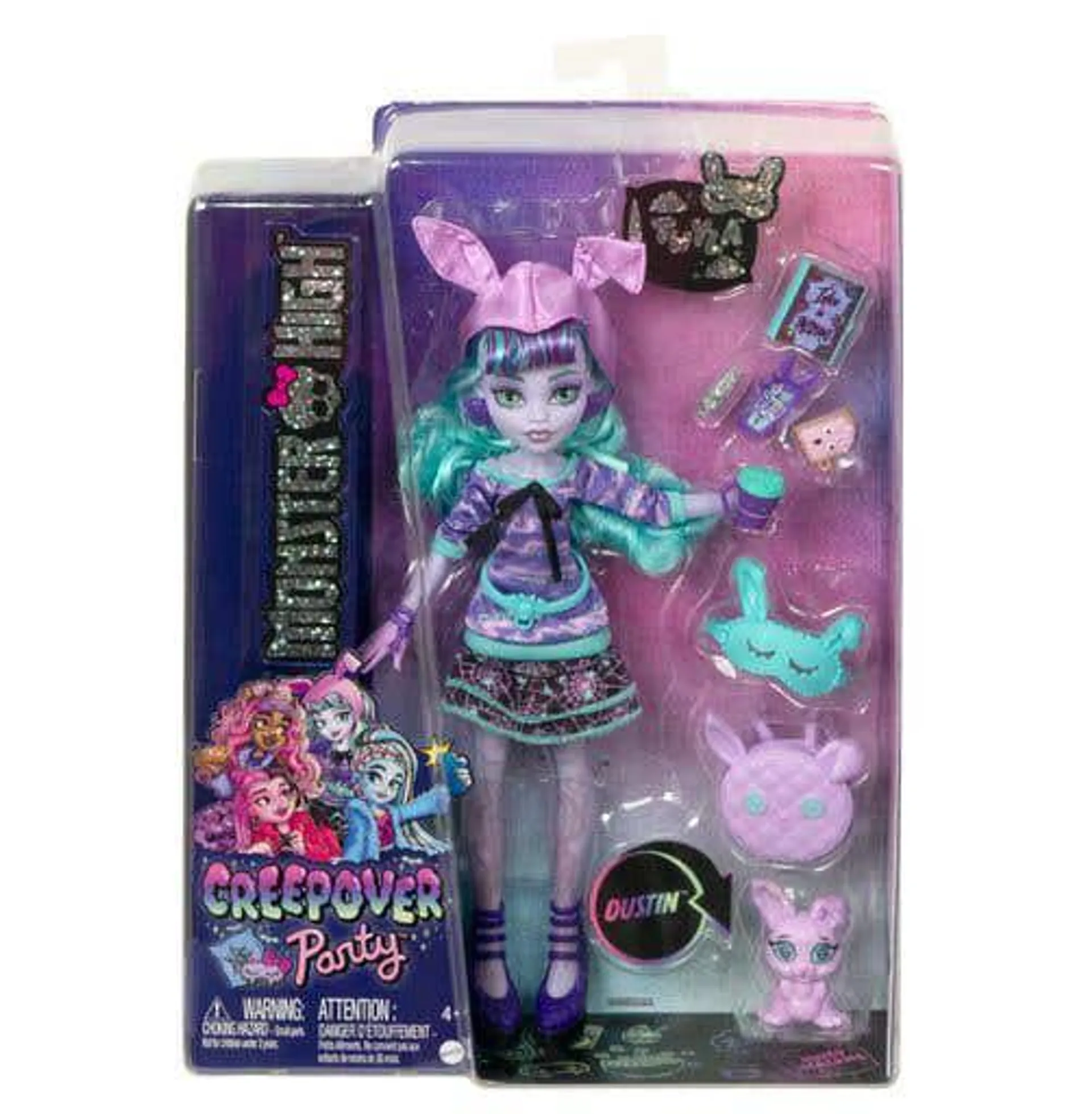 Mattel Monster High Muñeca Creepover Twyla HLP87