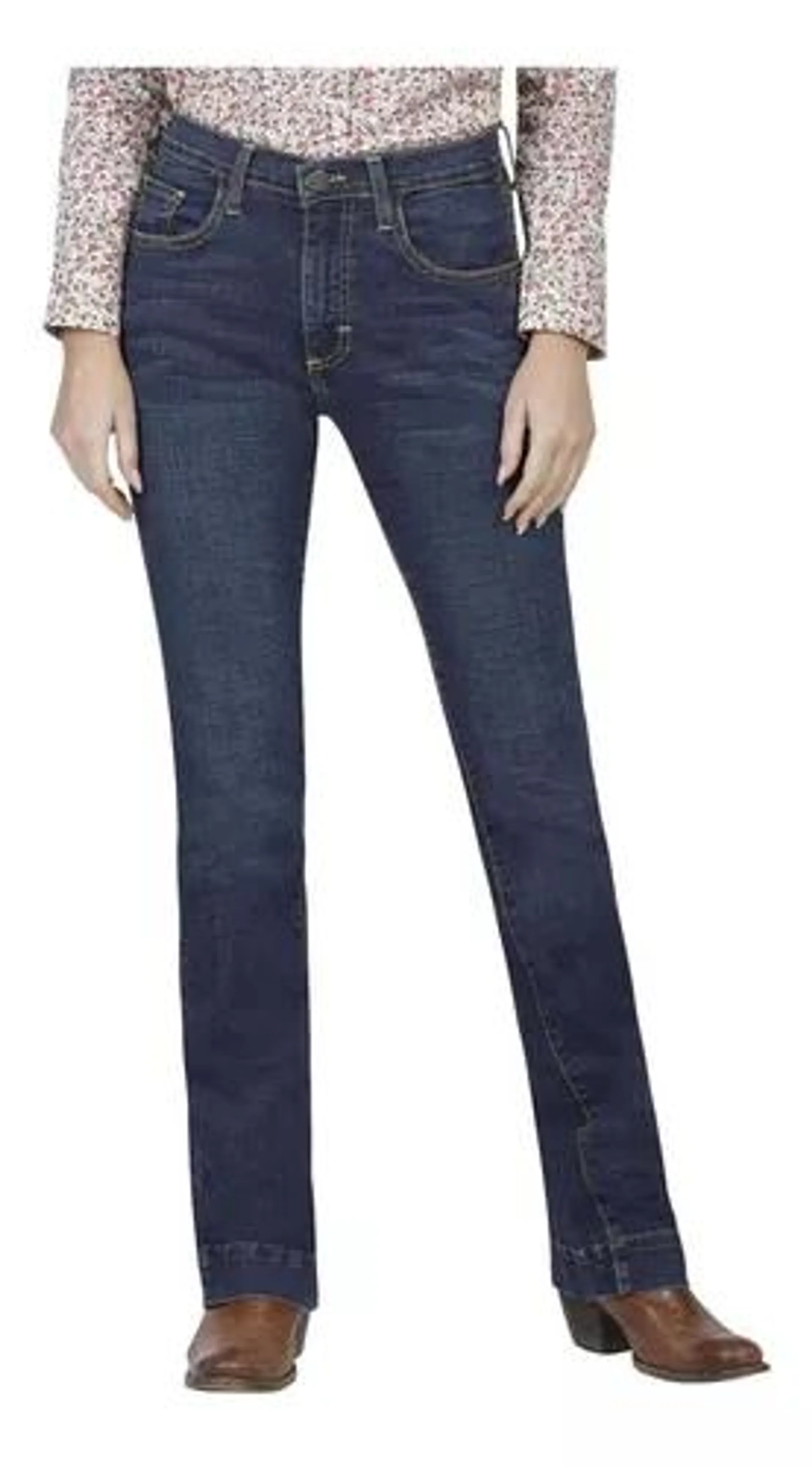 Pantalón Jeans High Rise Flare Wrangler Mujer 145