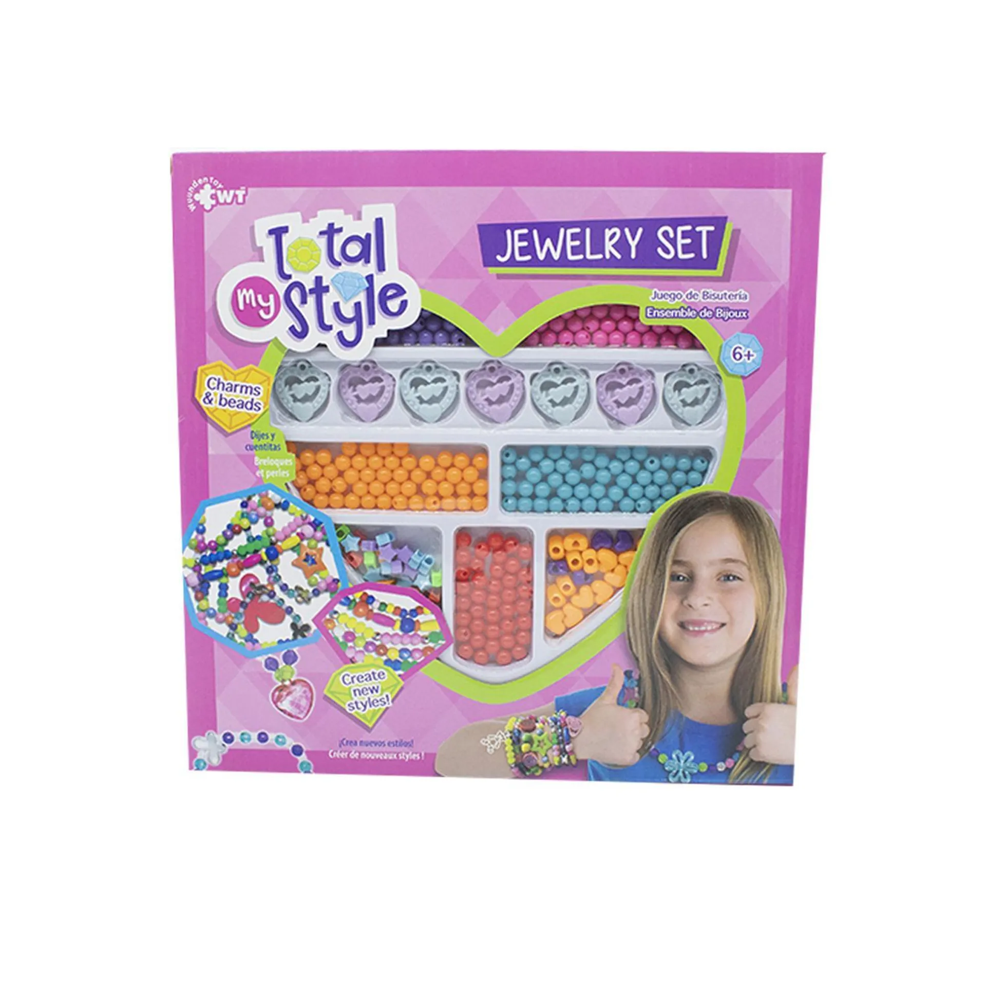 Juguete Cuentas Niñas Bisutería Joyería De Juego DIY