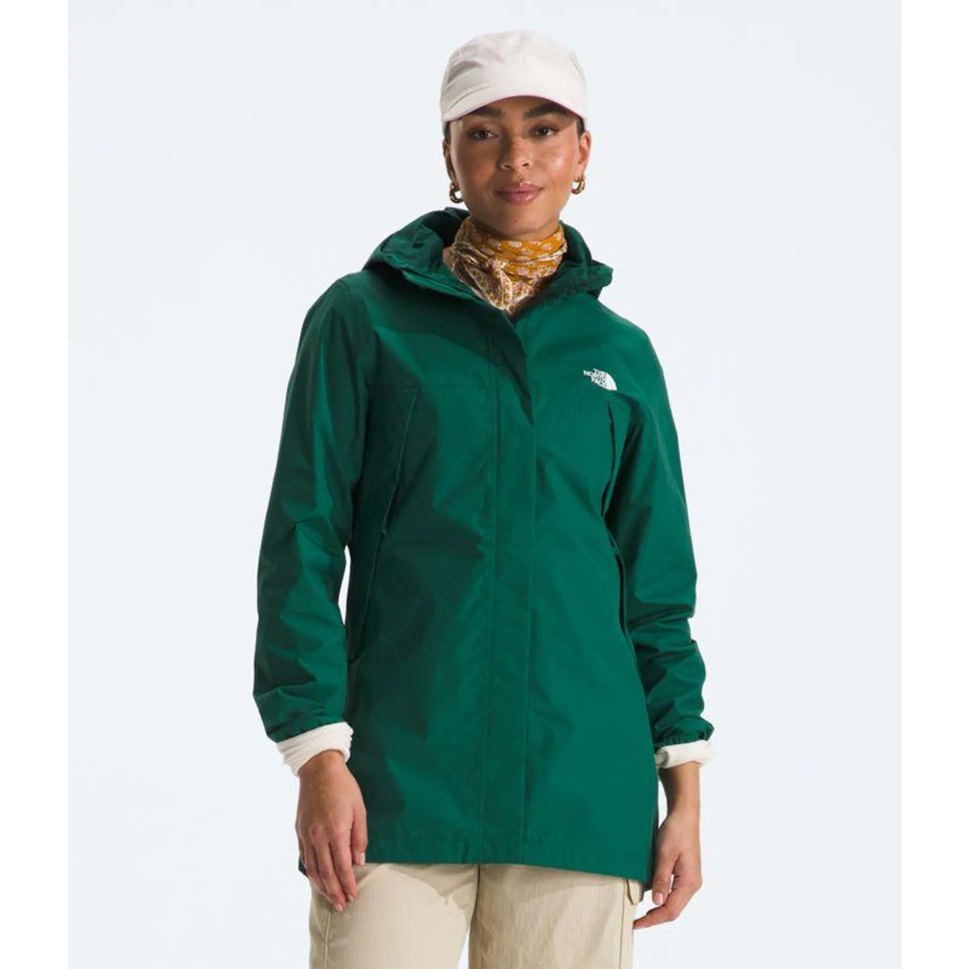 Parka Impermeable Antora Mujer, Verde