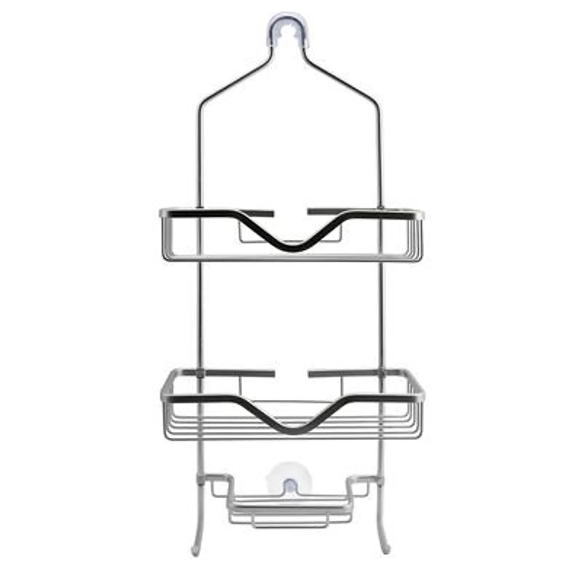 ORGANIZADOR PARA REGADERA DE ALUMINIO DE 58.4 CM GRIS GLACIER BAY