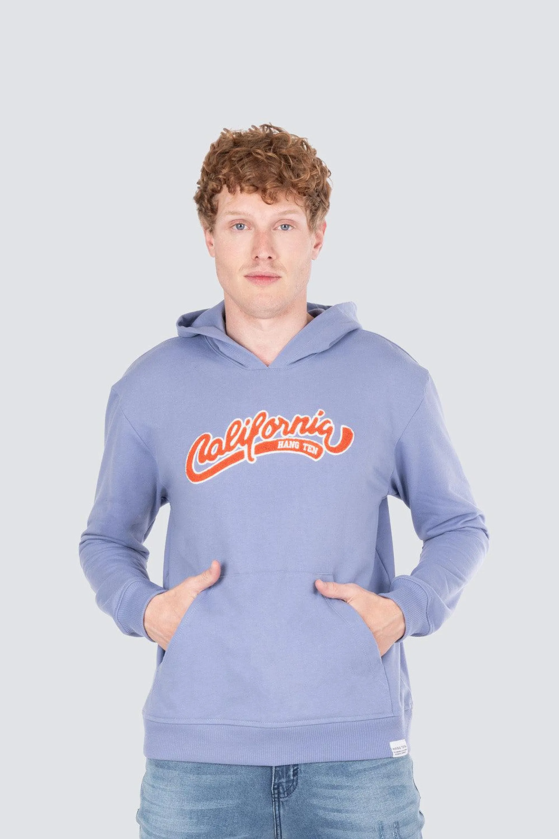 Sudadera cerrada con estampado