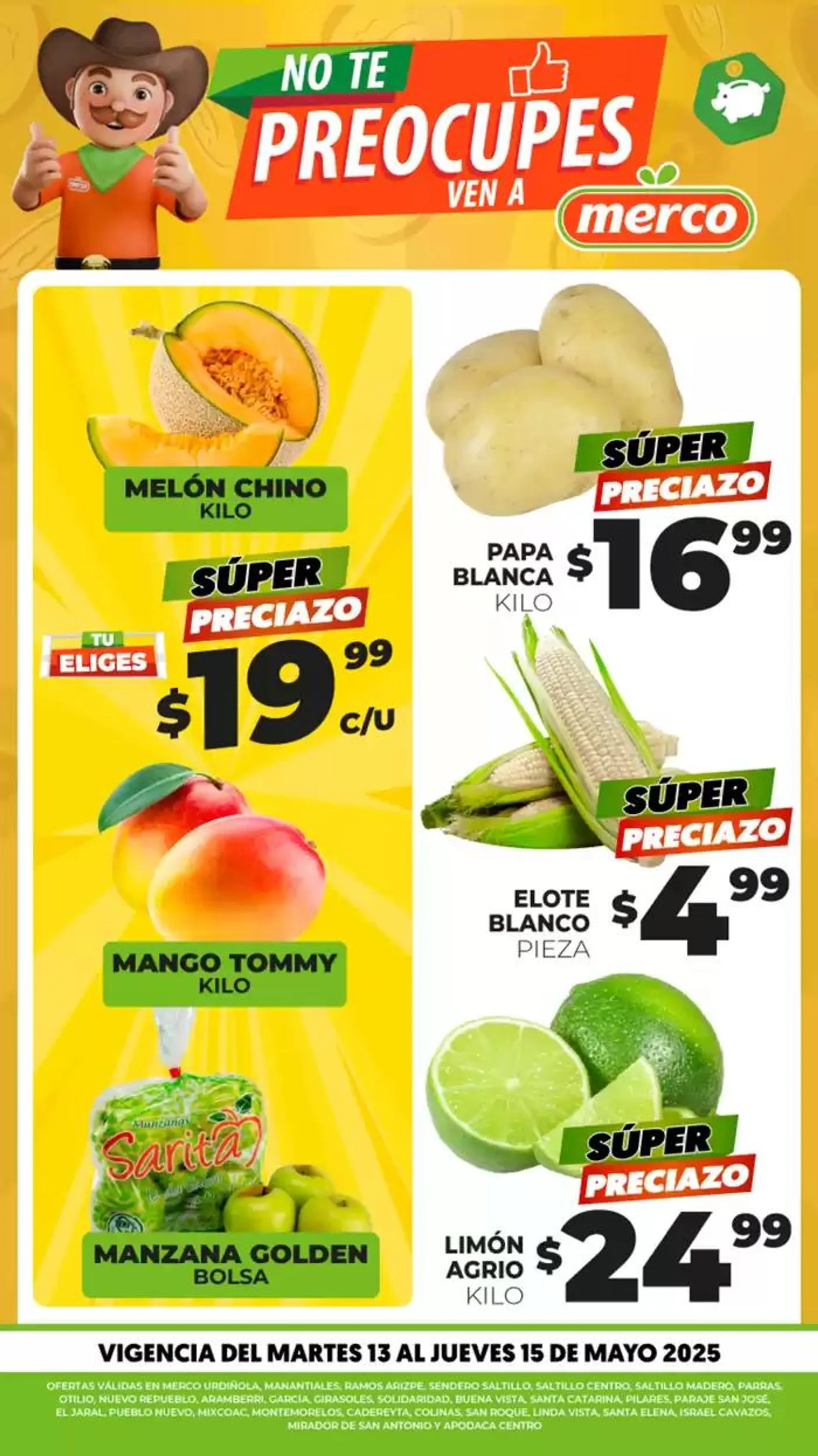 Catálogo de No te preocupes, ven a Merco 13 de mayo al 15 de mayo 2025 - Pagina 1