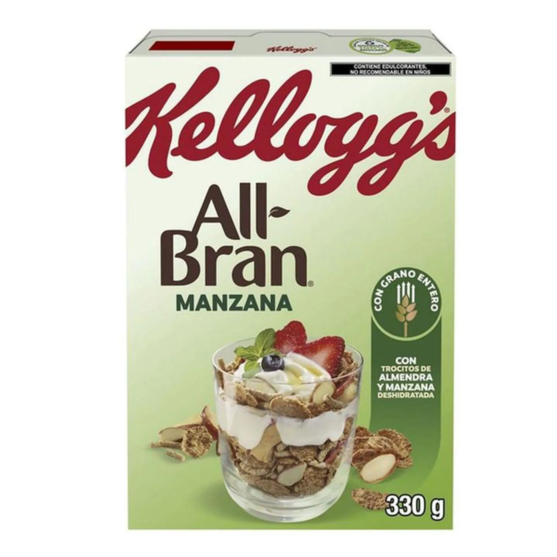 Kelloggs Cereal All Bran Manzana 330 g