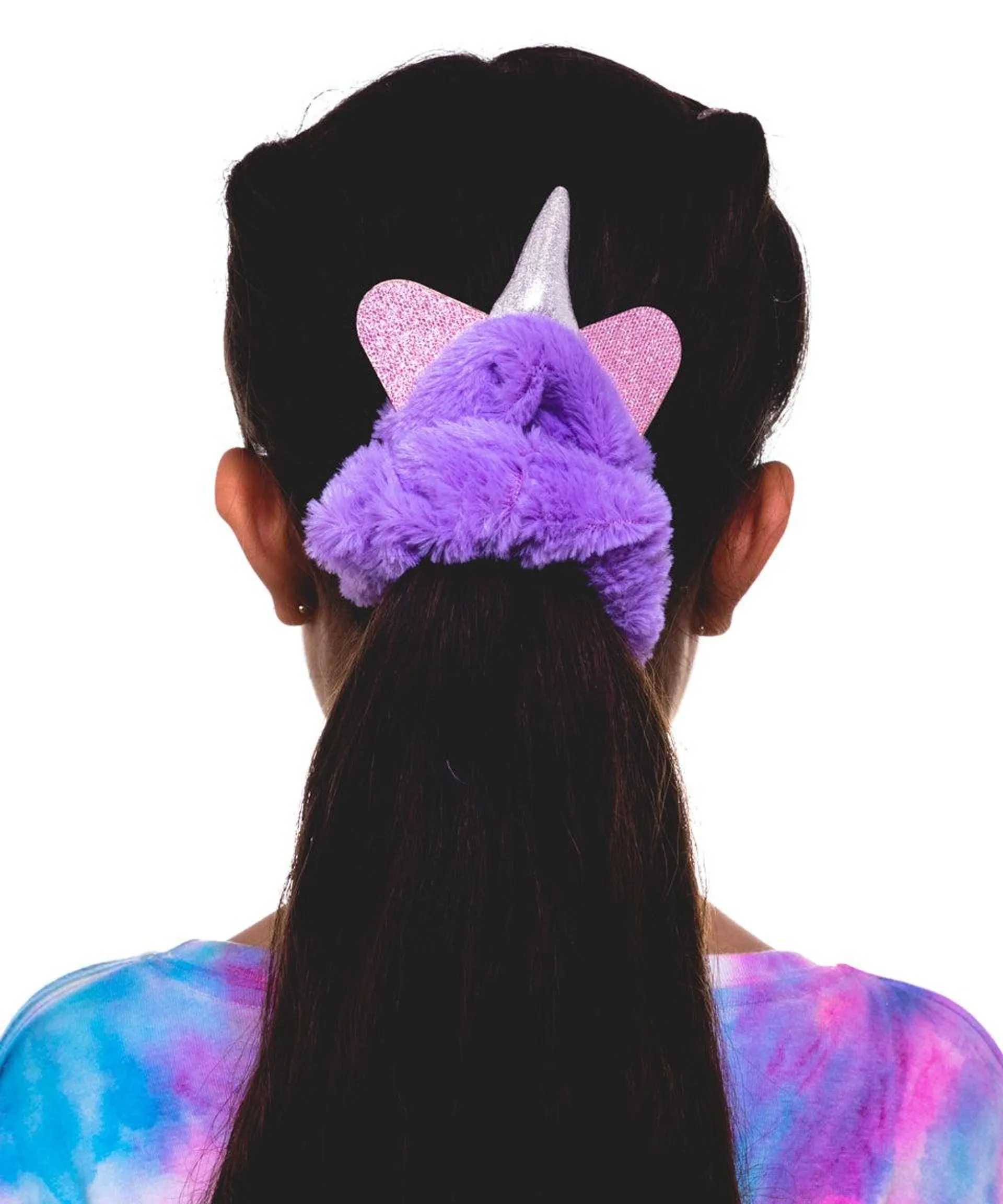 Scrunchie de Unicornio de Peluche Lila Onix