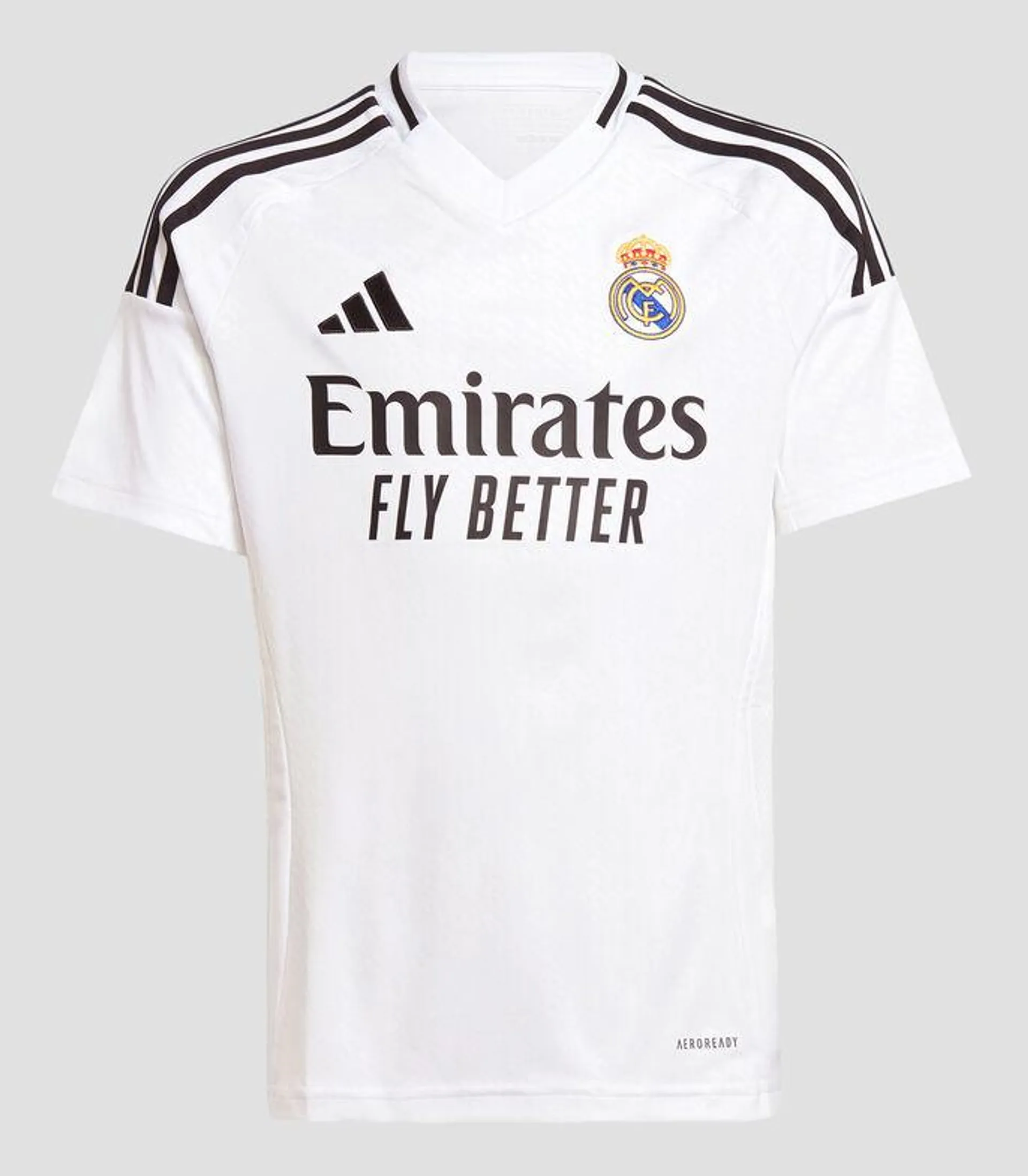 Jersey para fútbol soccer Real Madrid local 24/25 manga corta Niño