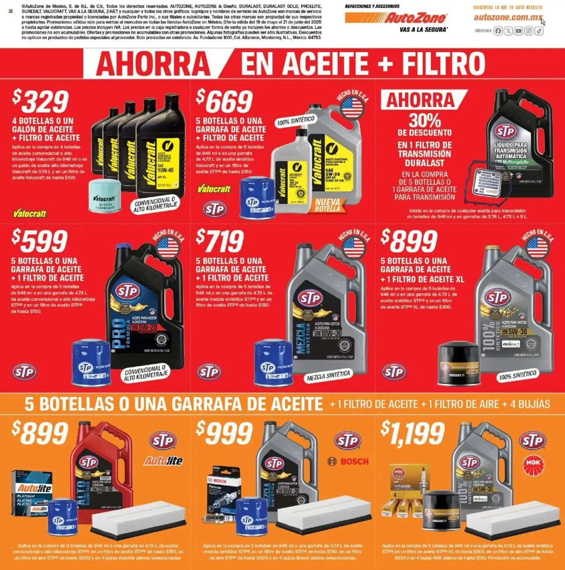 Catálogo de AutoZone catálogo 18 de mayo al 21 de junio 2025 - Pagina 16