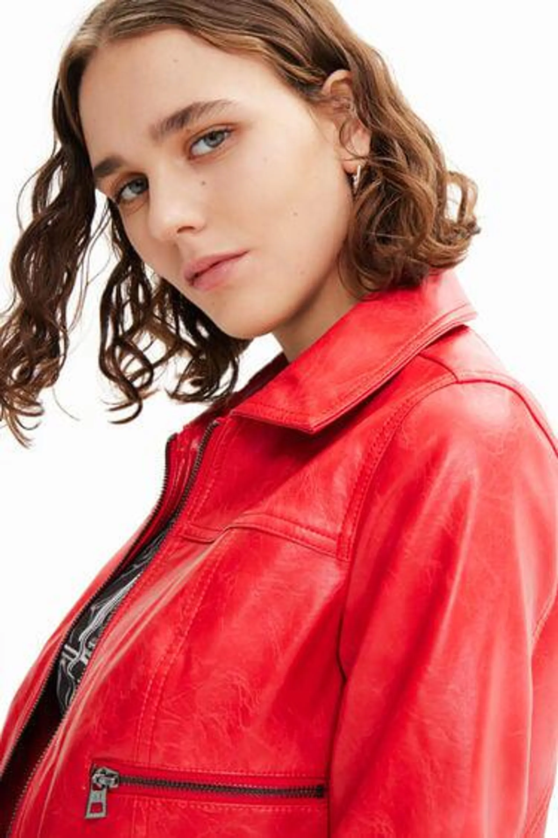 Chaqueta retro bolsillos