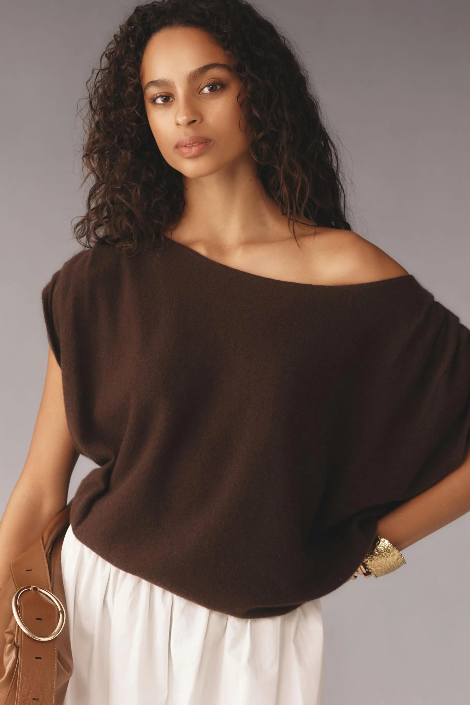 By Anthropologie Sleeveless Cashmere Sweater Top
