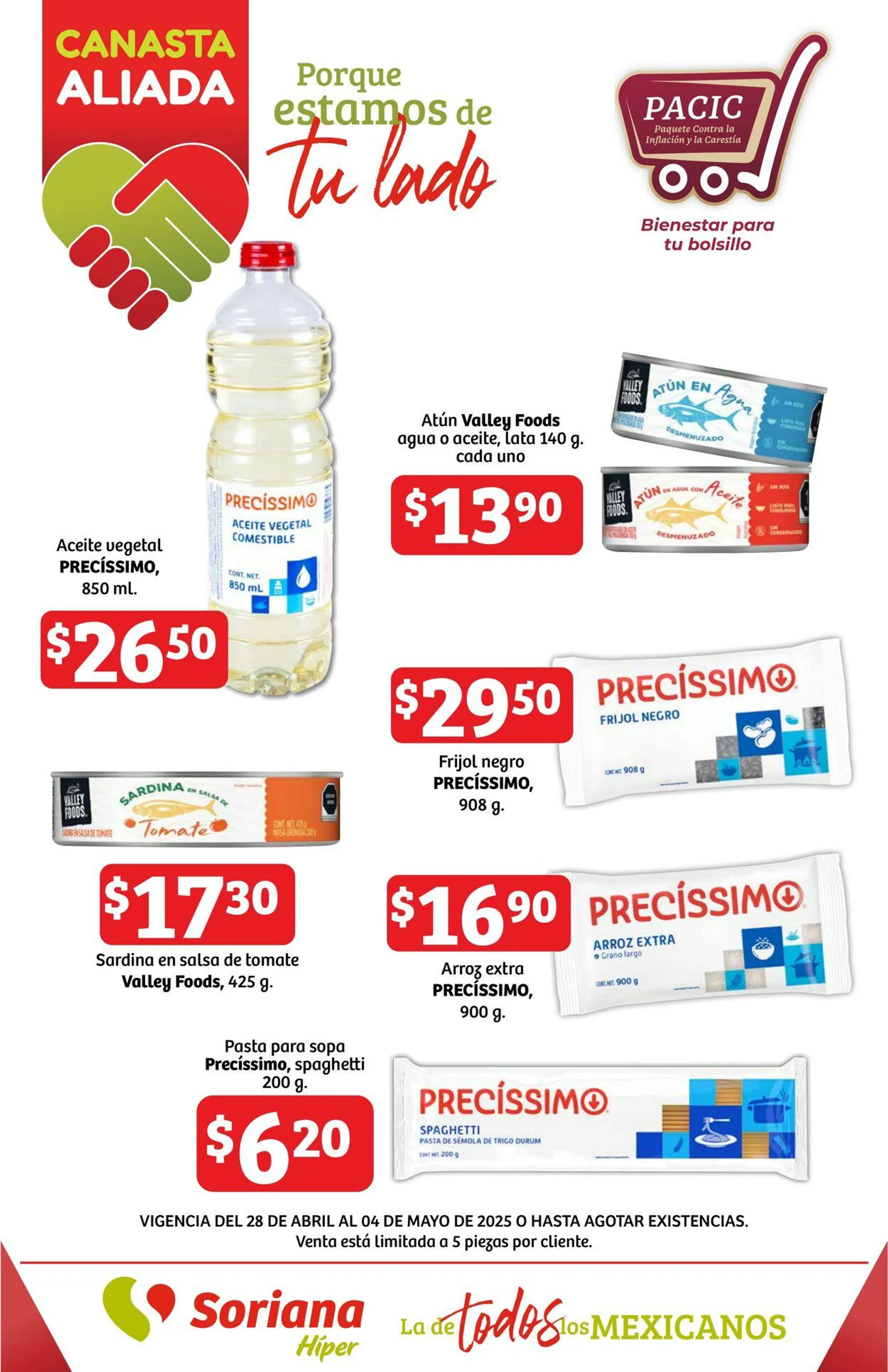 Catálogo de Soriana - Canasta Aliada Híper Nacional Oferta actual 28 de abril al 4 de mayo 2025 - Pagina 2