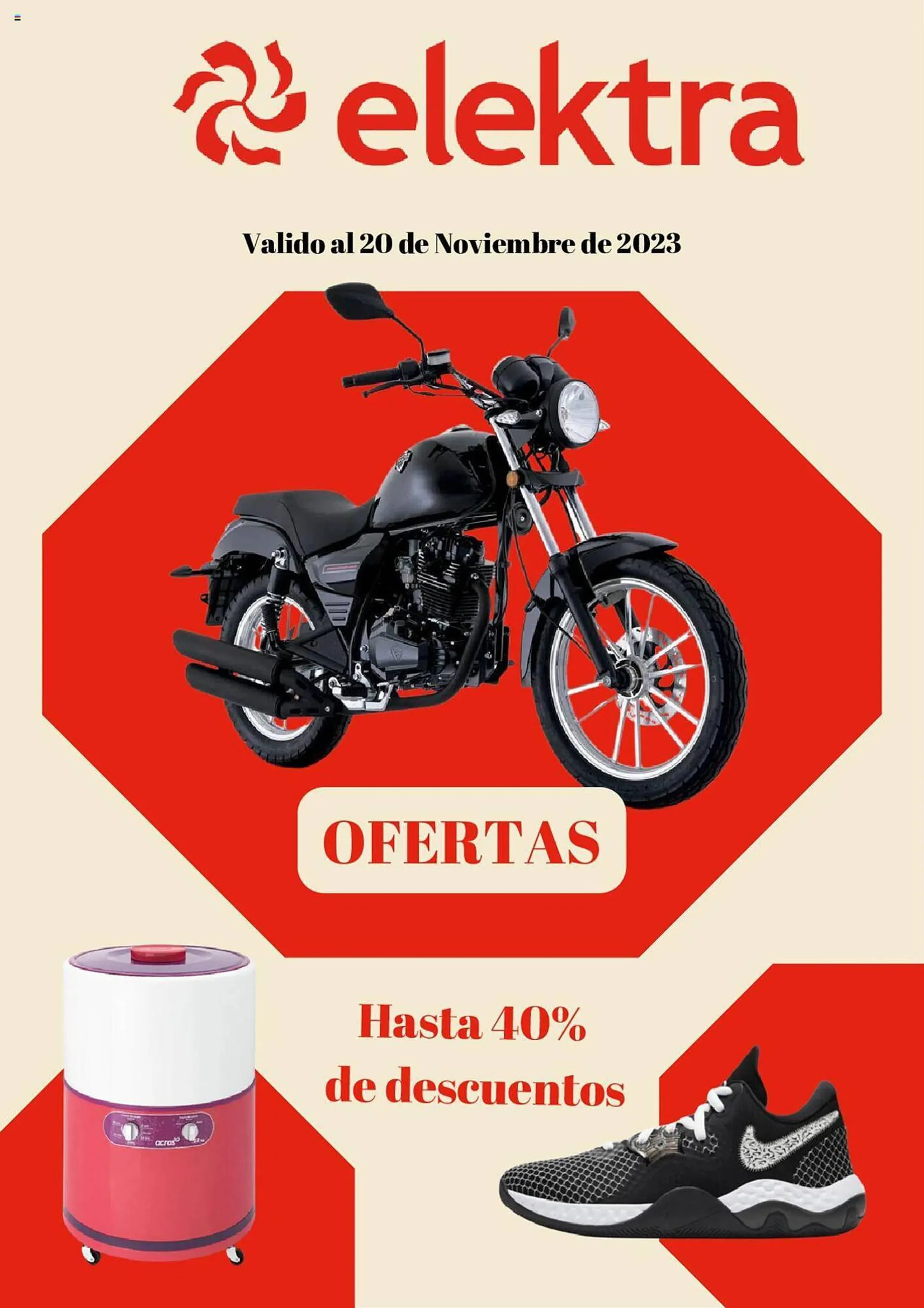 Catálogo de Catálogo Elektra 23 de octubre al 20 de noviembre 2023 - Pagina 1
