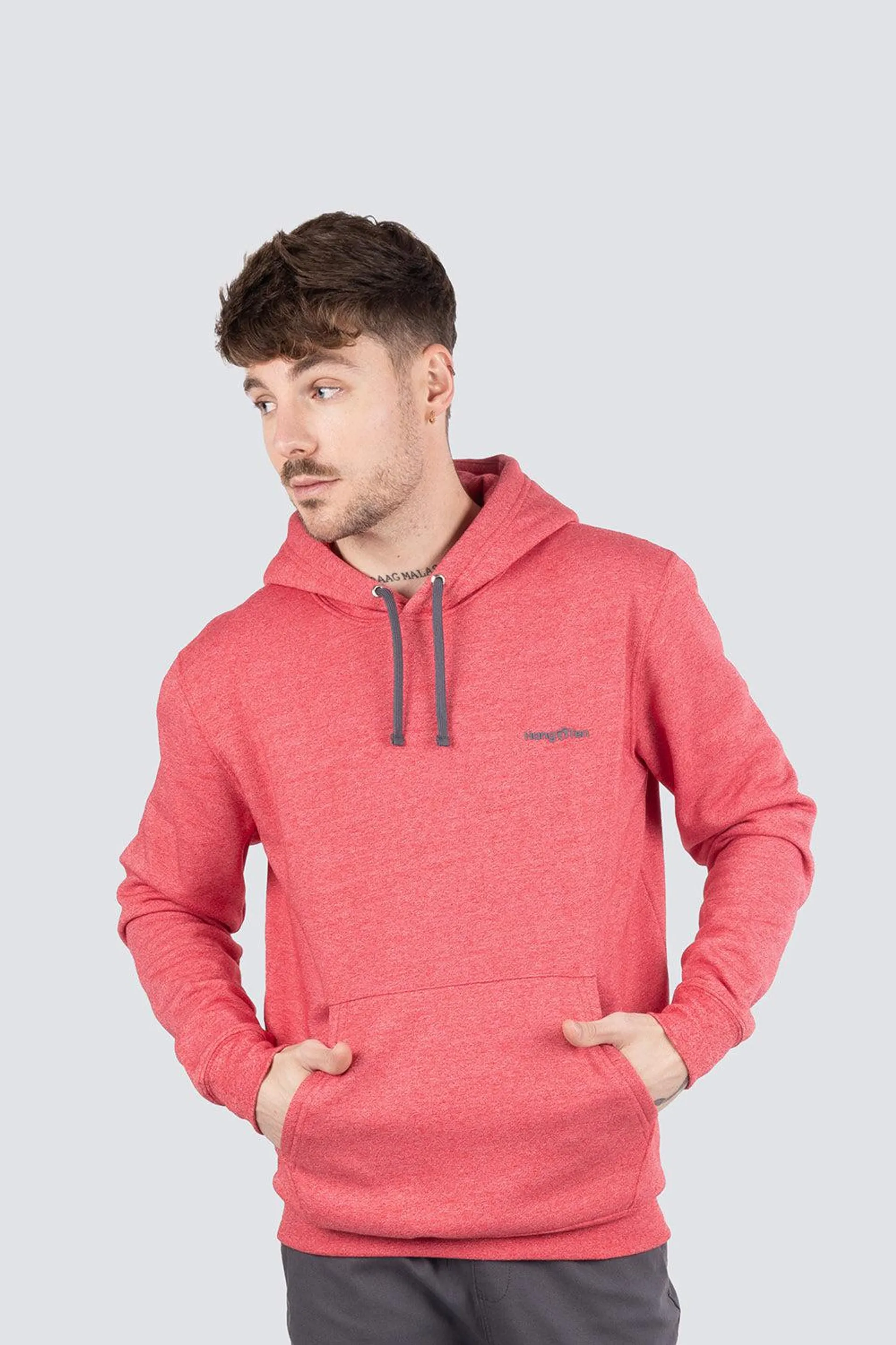 Sudadera cerrada con mini estampado