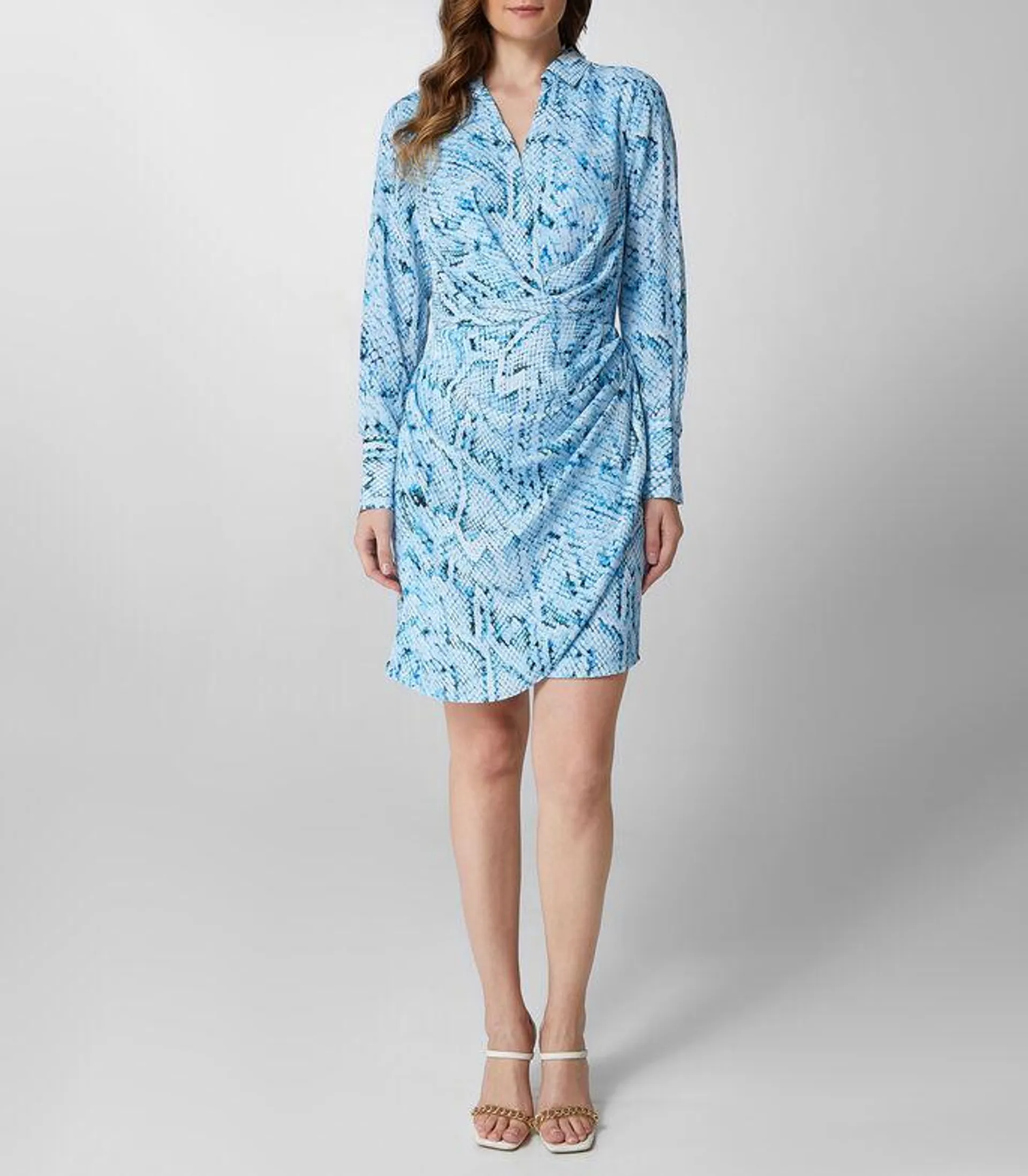 Vestido midi manga larga multidiseño Mujer
