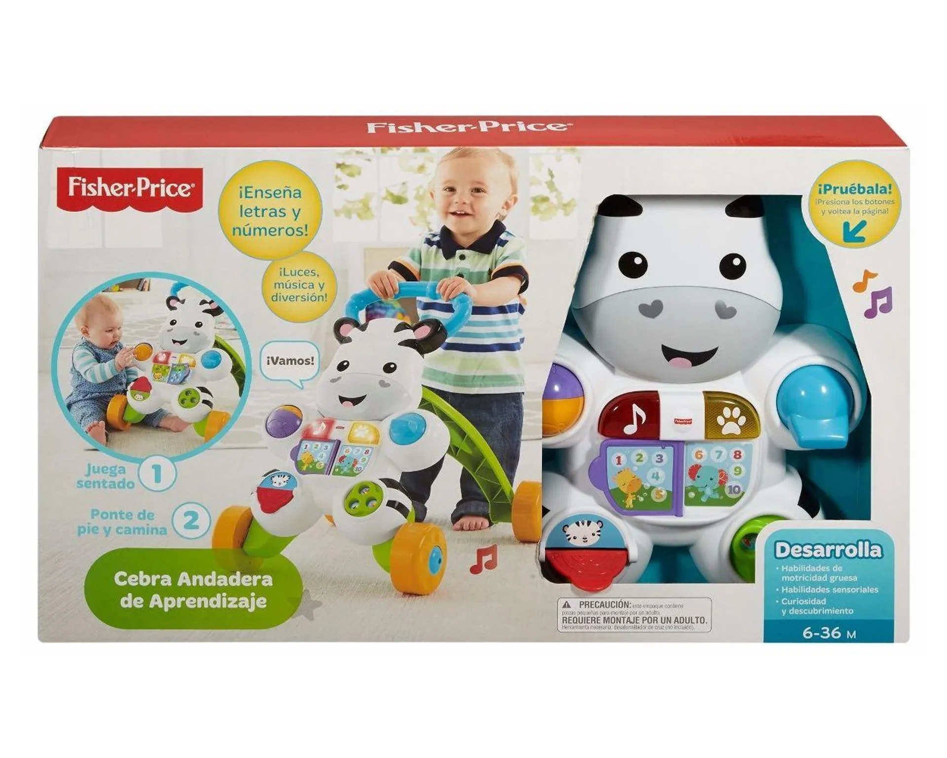 Cebra Andadera de Aprendizaje - Fisher Price