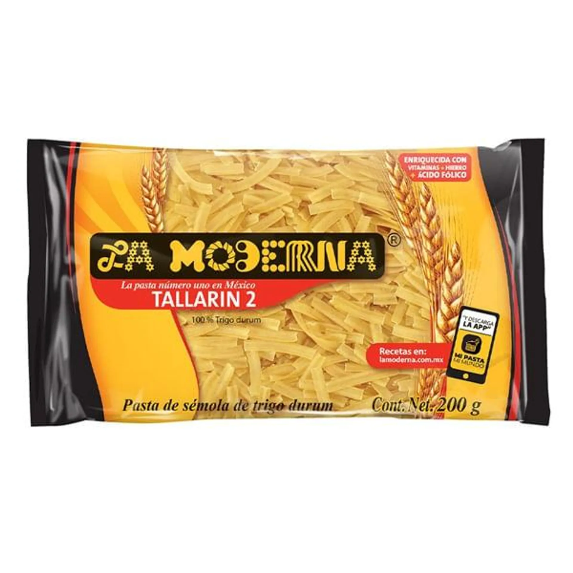 La Moderna pasta tallarin número 2 de 200 g