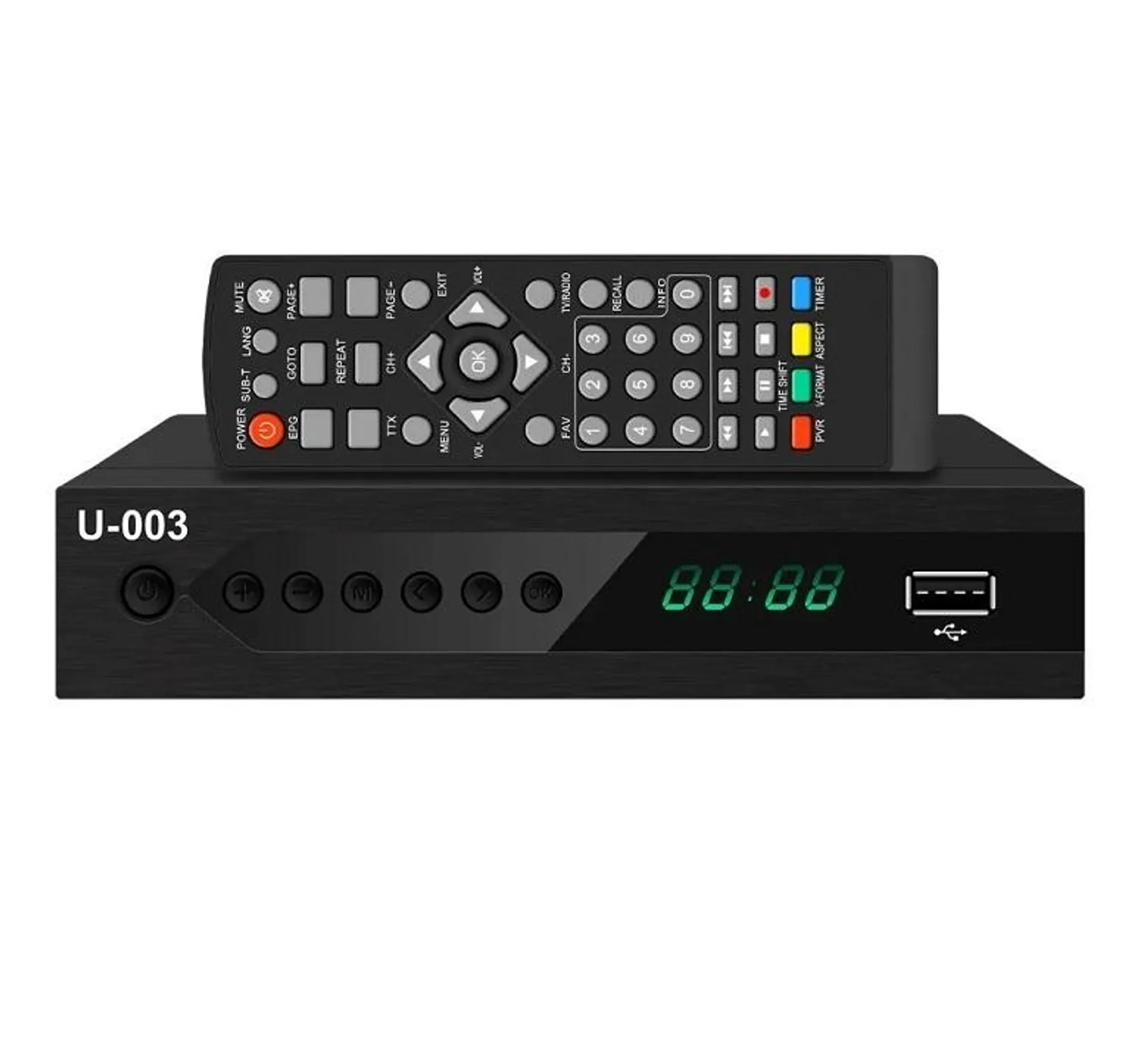 Decodificador Tv Digital Y Analógica Full Hd 1080p