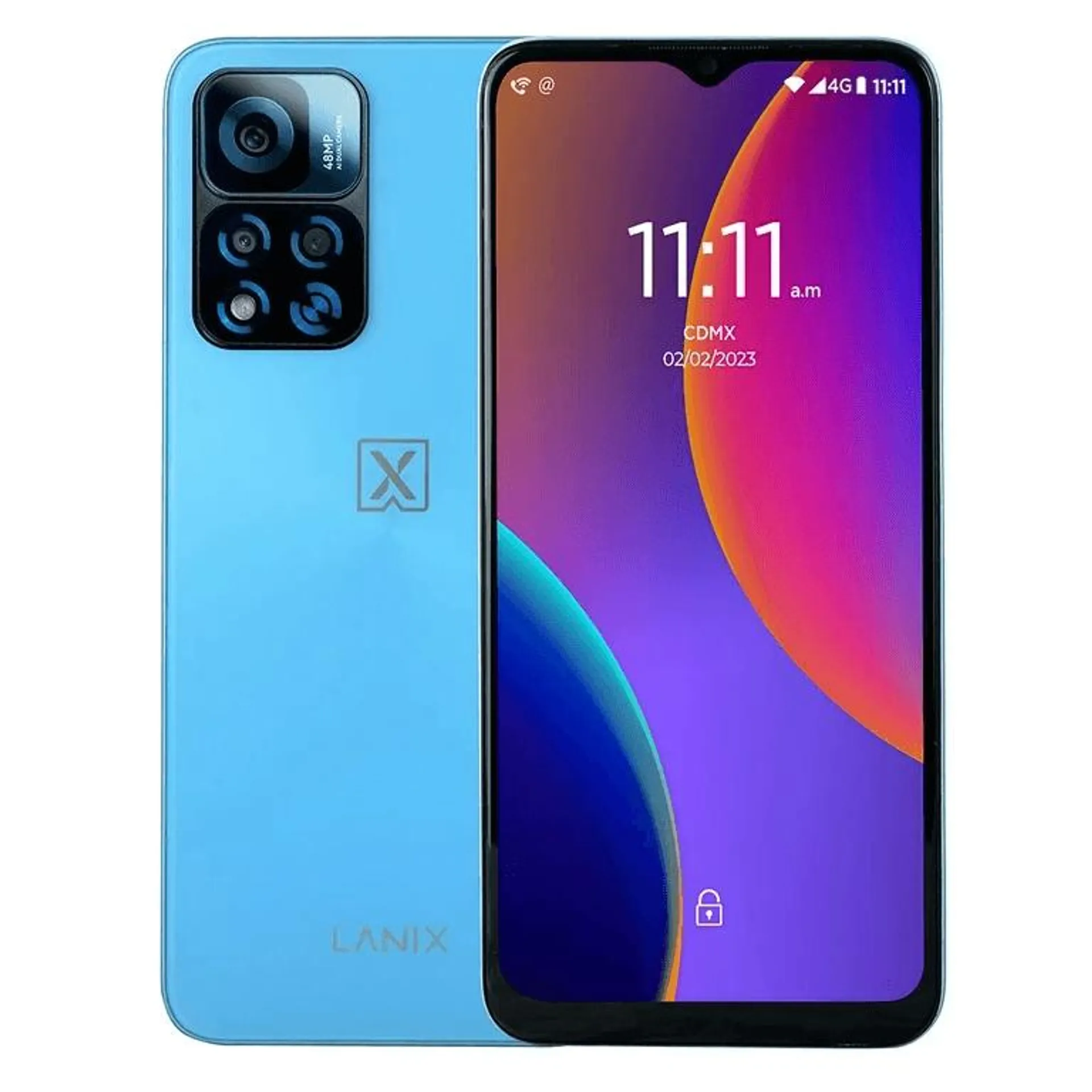 Smartphone Lanix Alpha 1R 64 GB 4 GB RAM Azul