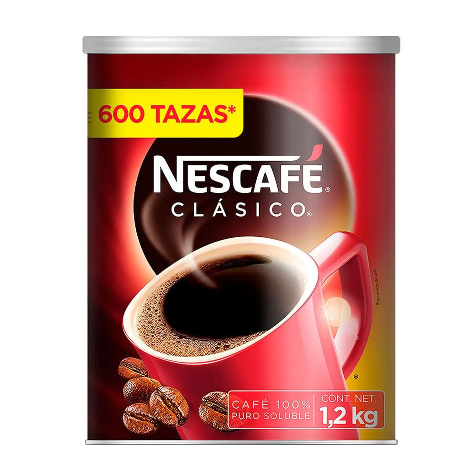 Café Soluble Clásico Nescafé 1.2 Kg