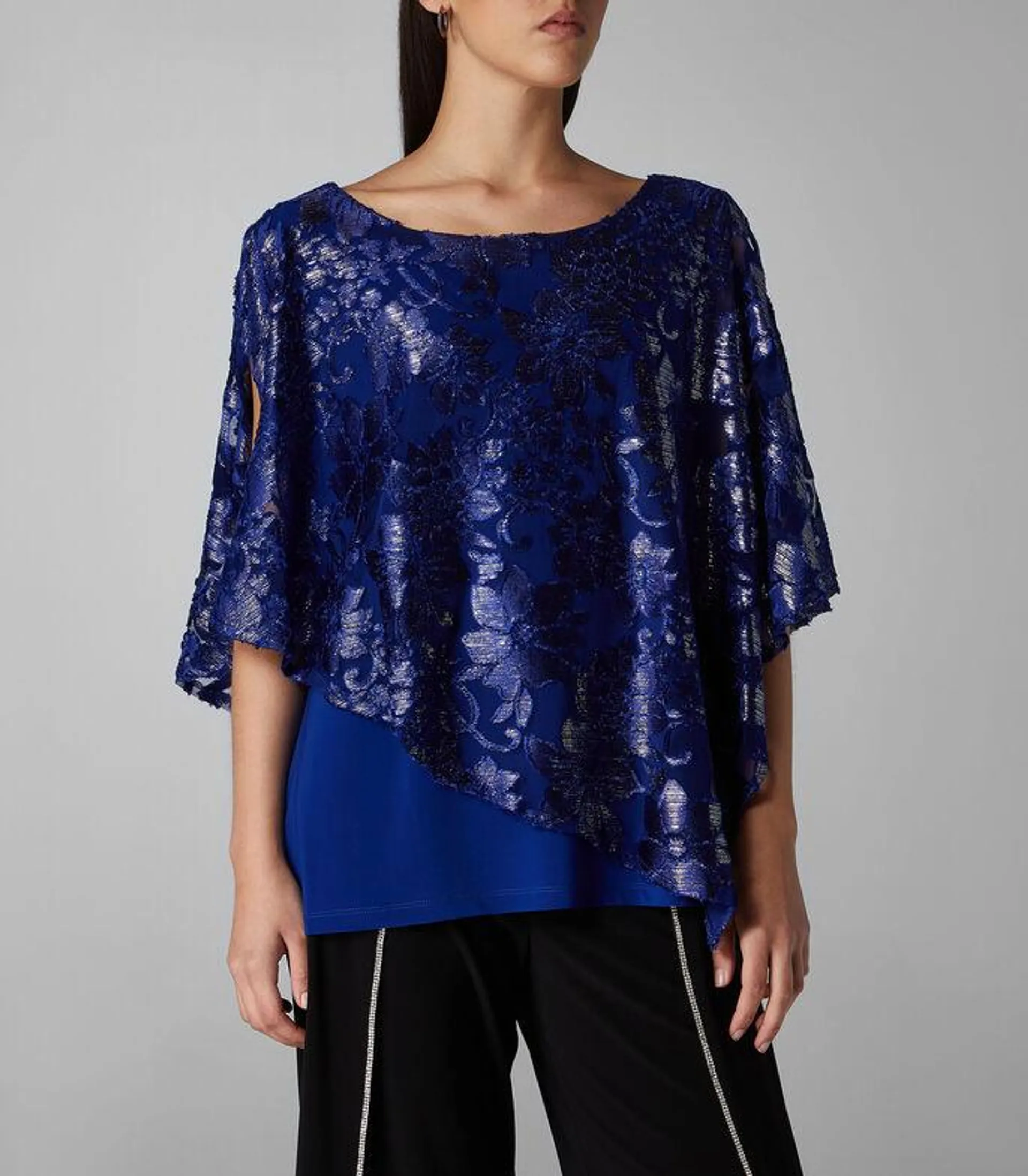 Blusa fantasía manga corta Mujer