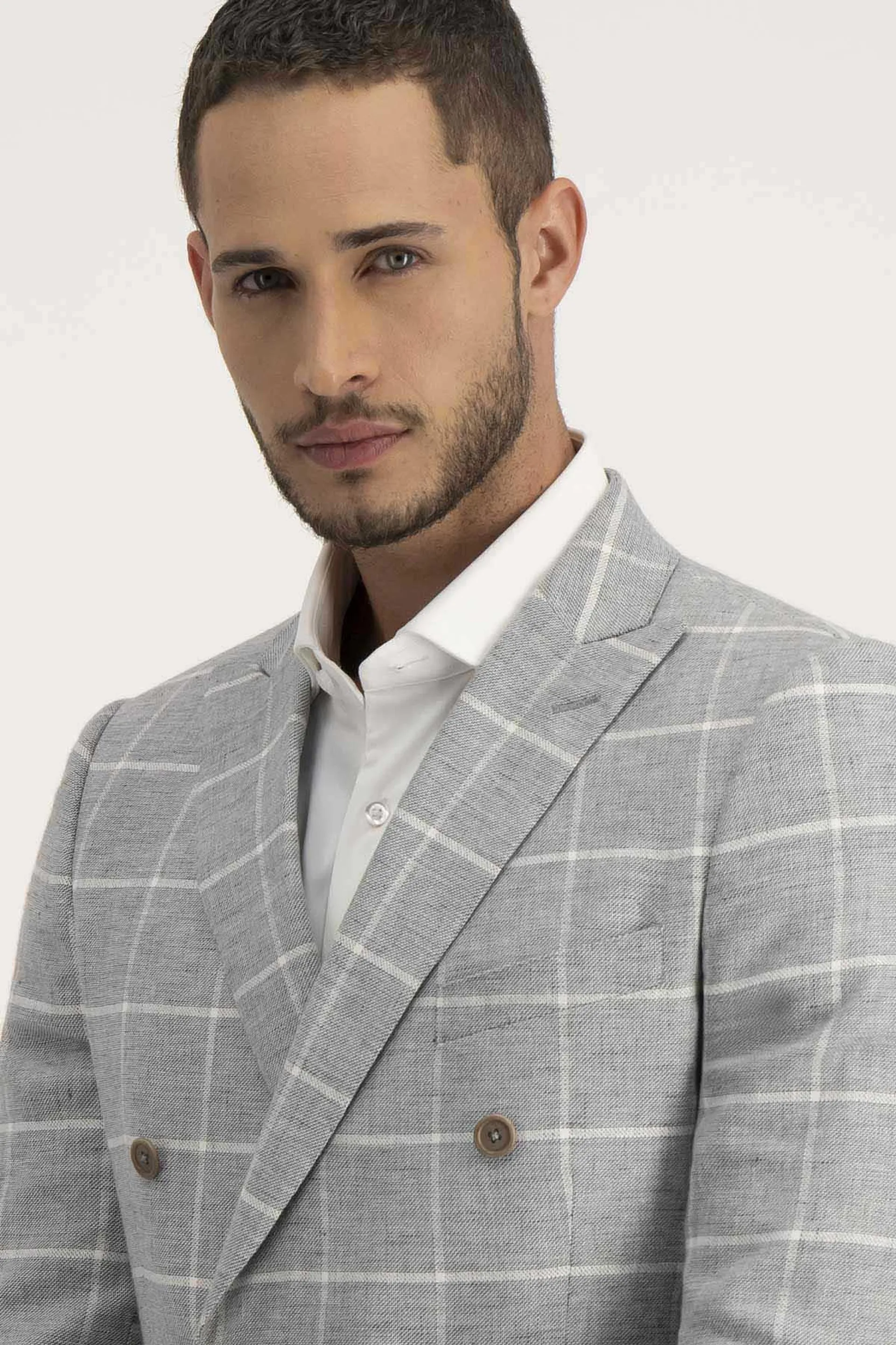 Saco Roberts Gris Claro Slim Fit