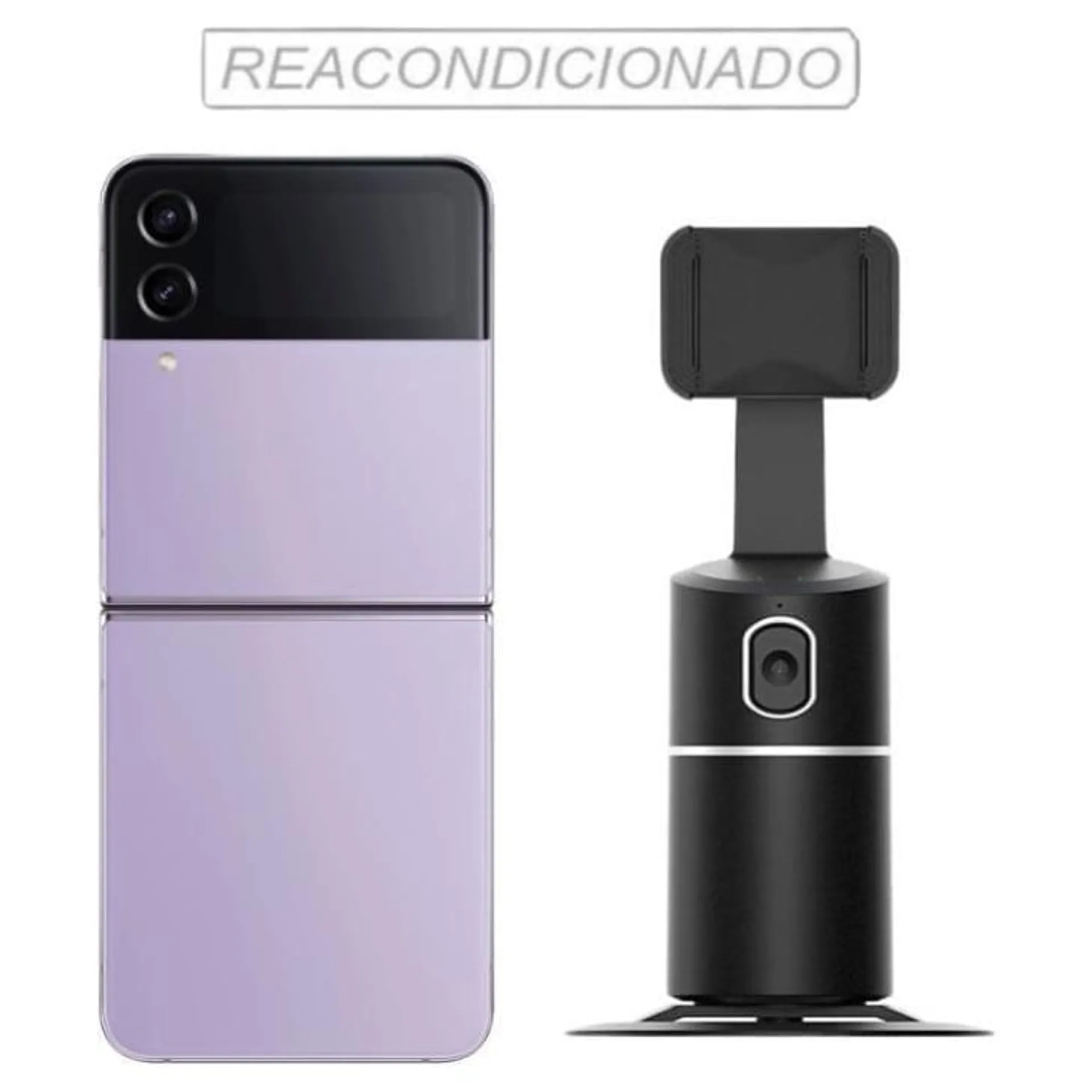 Samsung z flip4 Reacondicionado 128GB morado + estabilizador