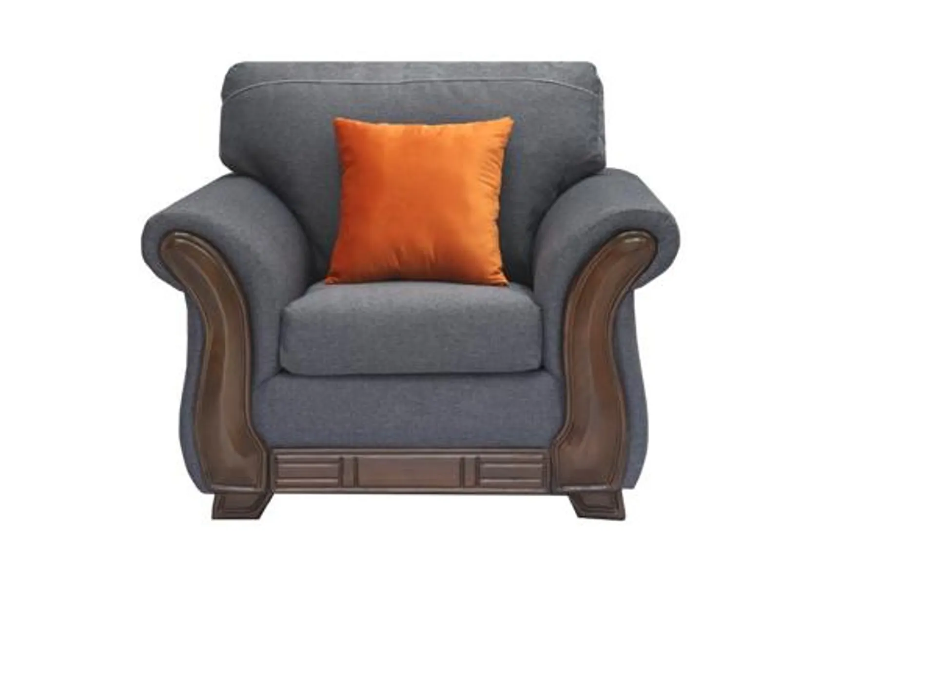 Sillon Liberty Fire Negro/gris Gris