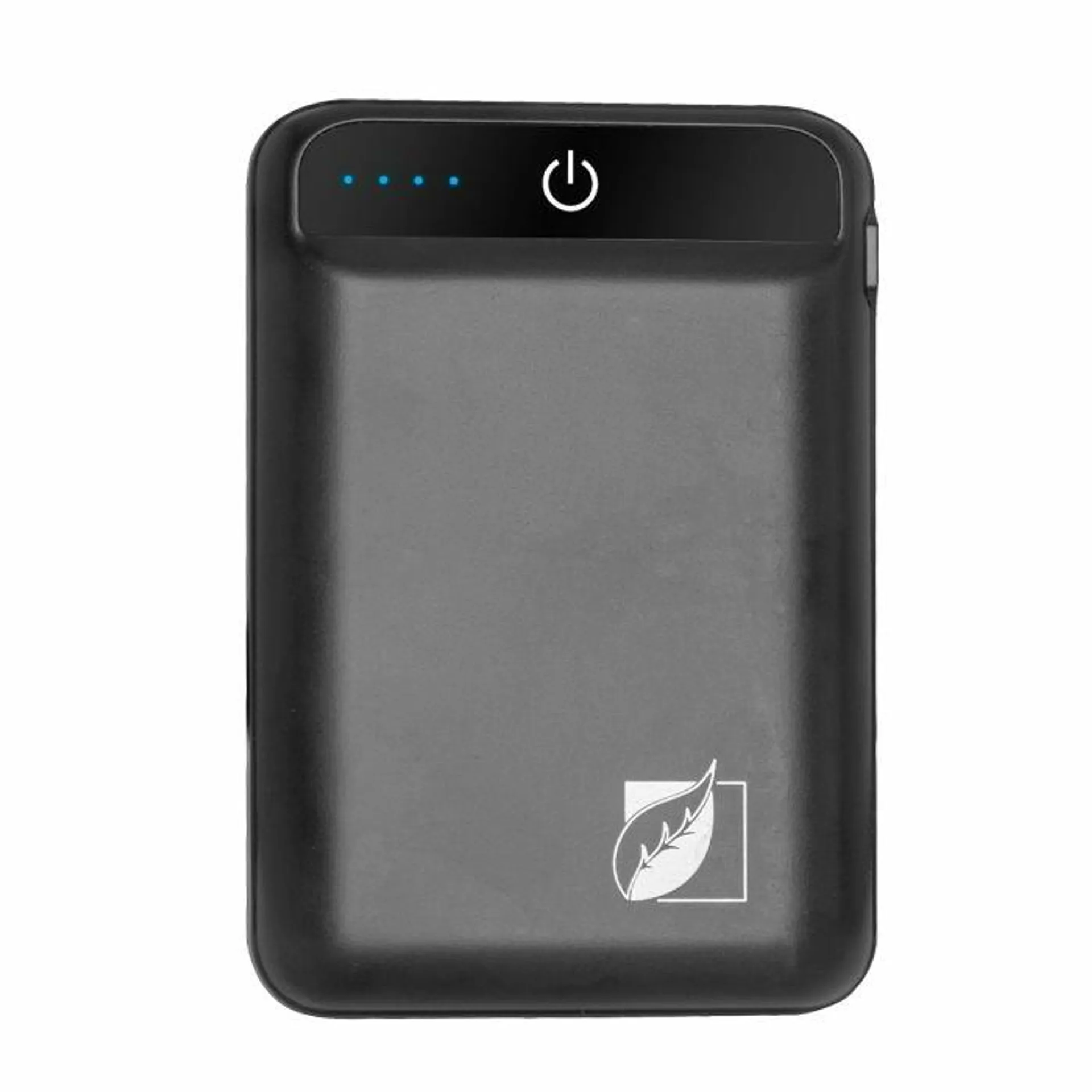 Power bank 6,000 mAh carga rápida 3 conectores, 2 puertos, negro