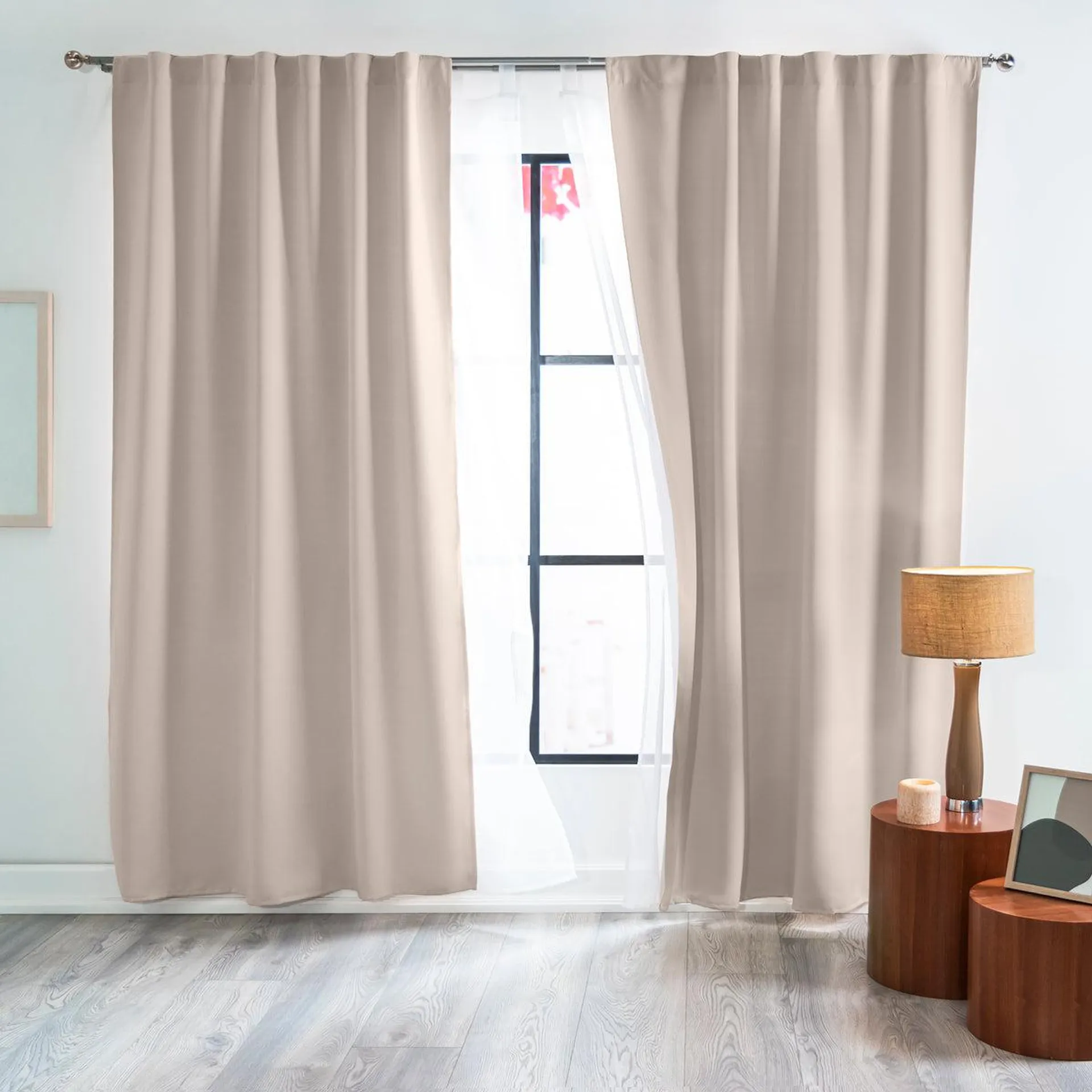 Cortinas Viasoft Almond