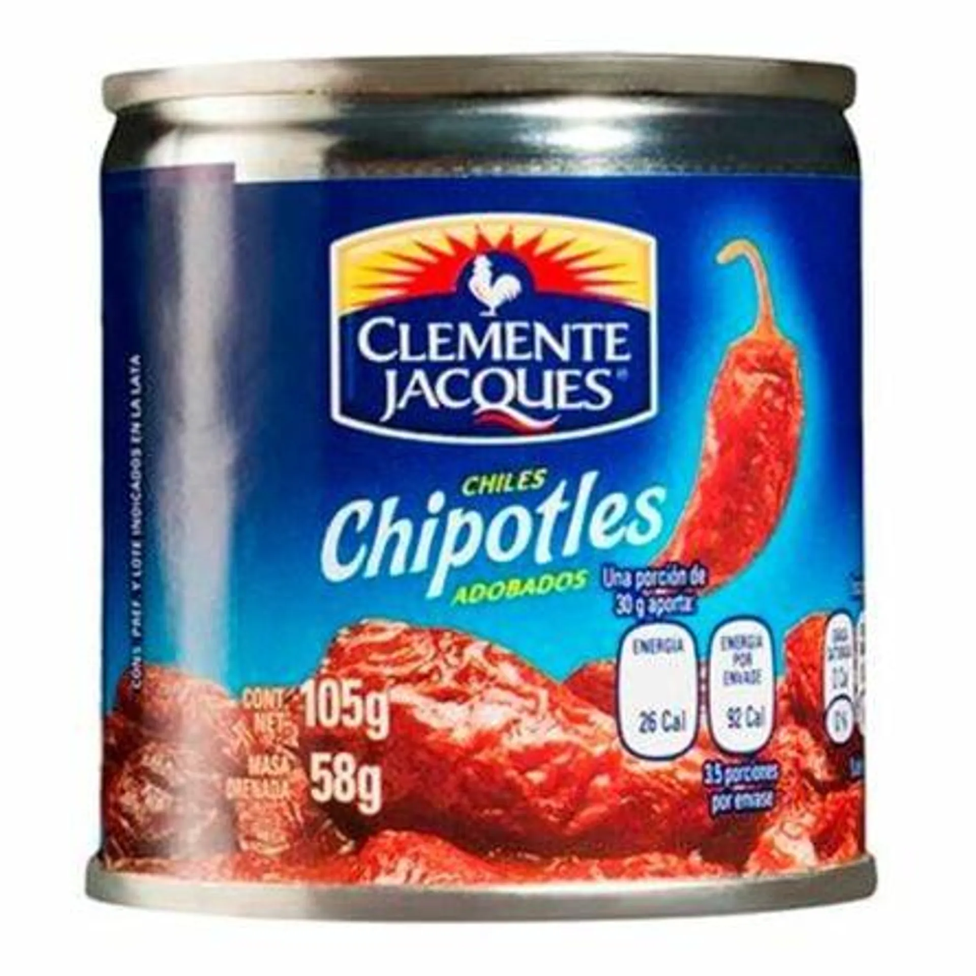 Chiles Chipotles Adobados Clemente Jacques 105gr