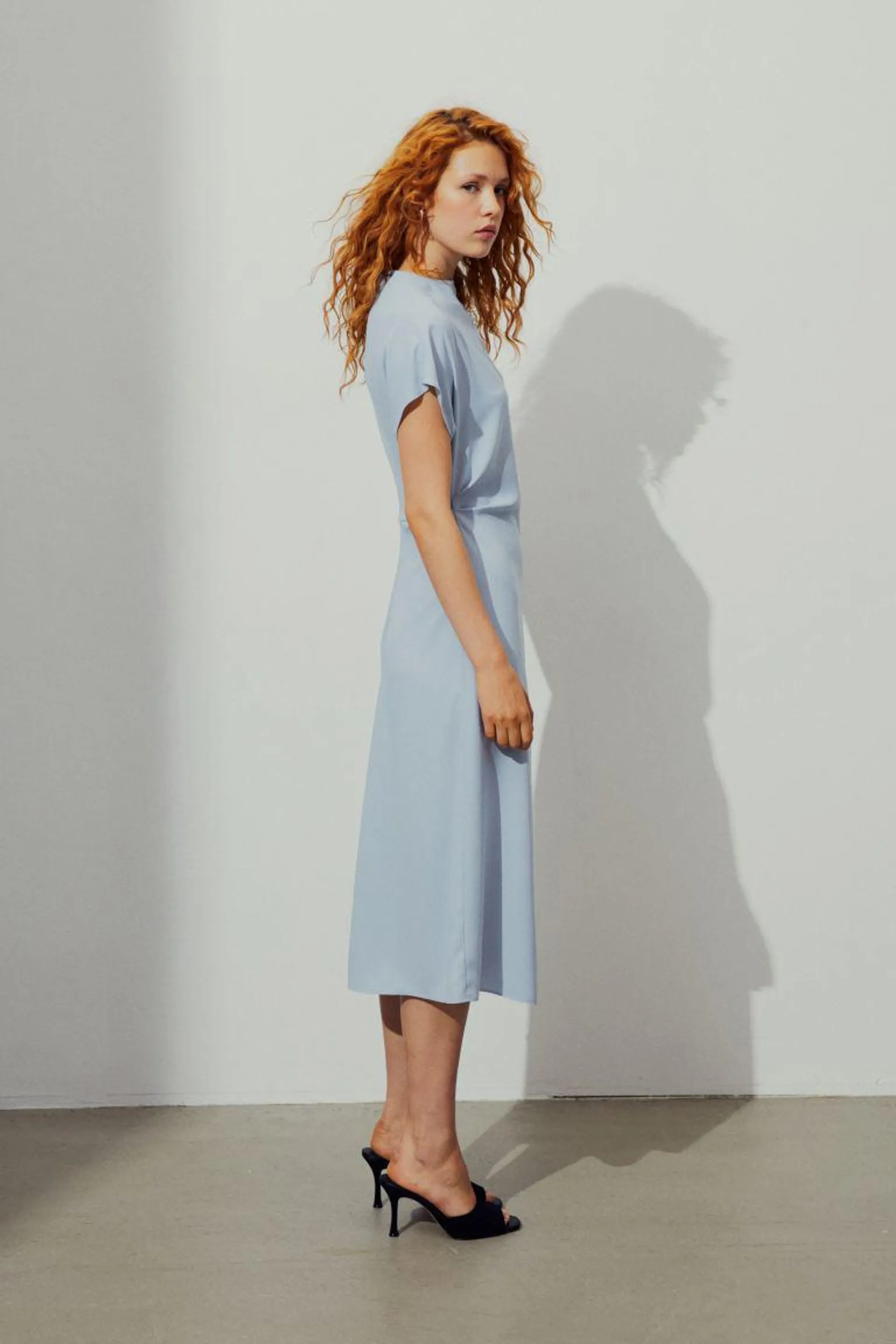 Tapered-waist dress