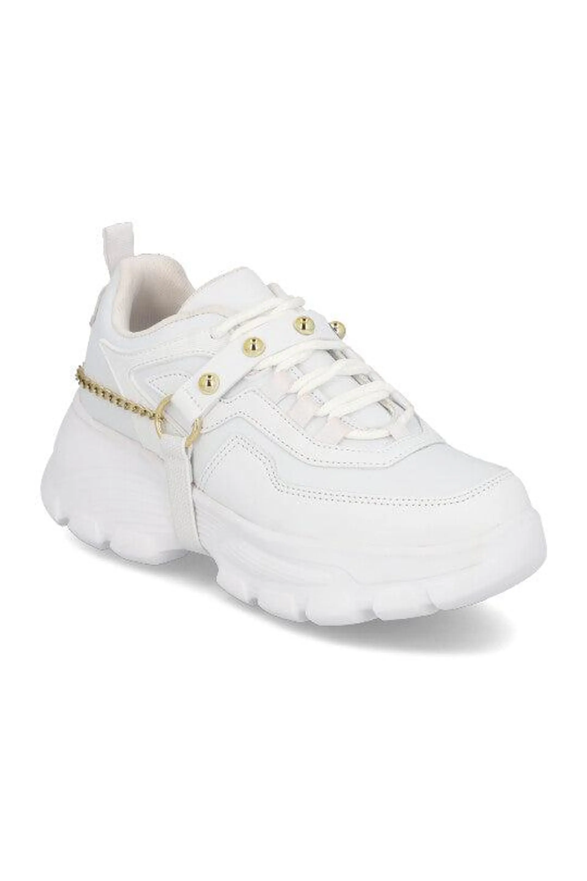 Tenis Chunky Blancos con Accesorio