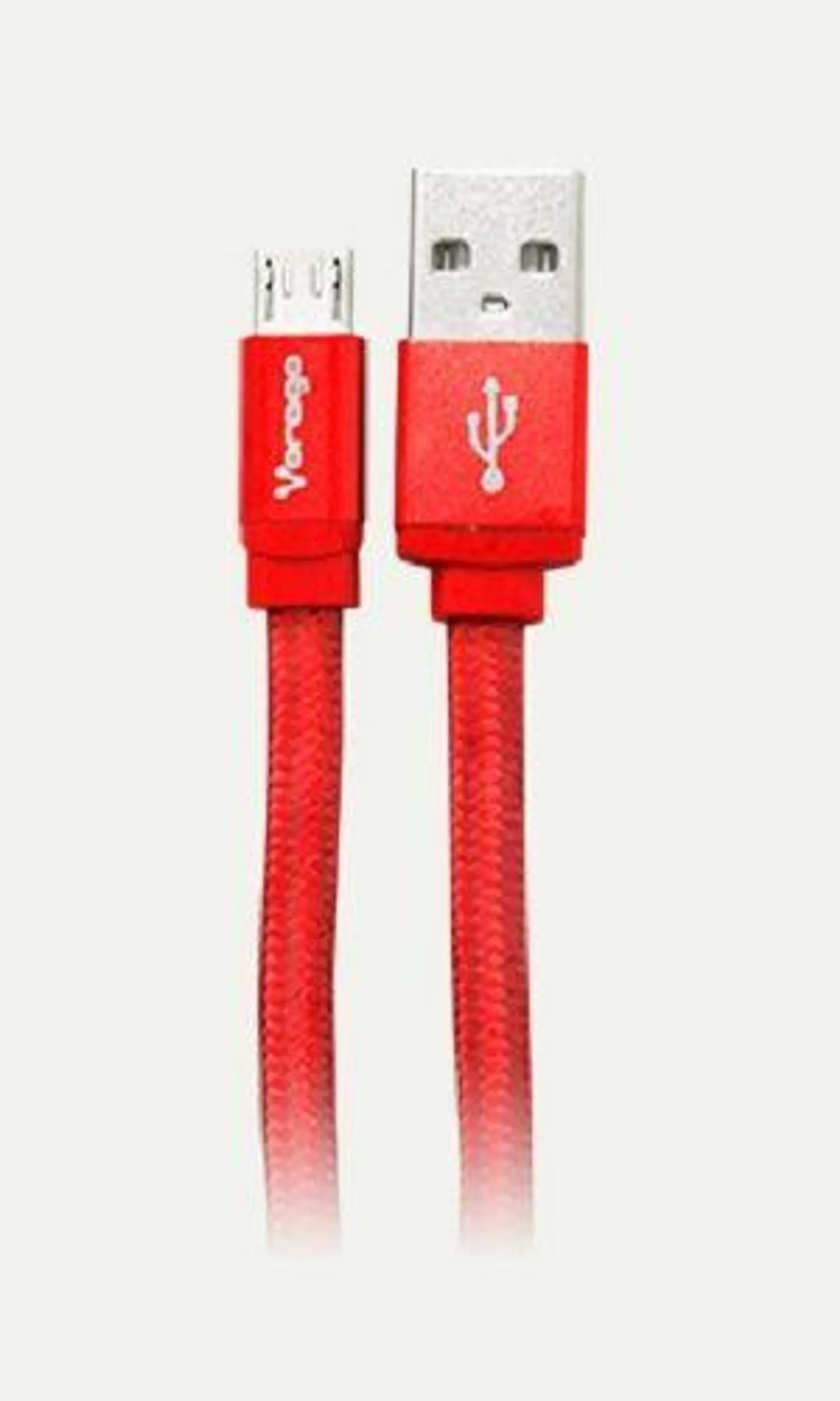 Cable Micro Usb Vorago Cab-113 Rojo 1Metro Bolsa