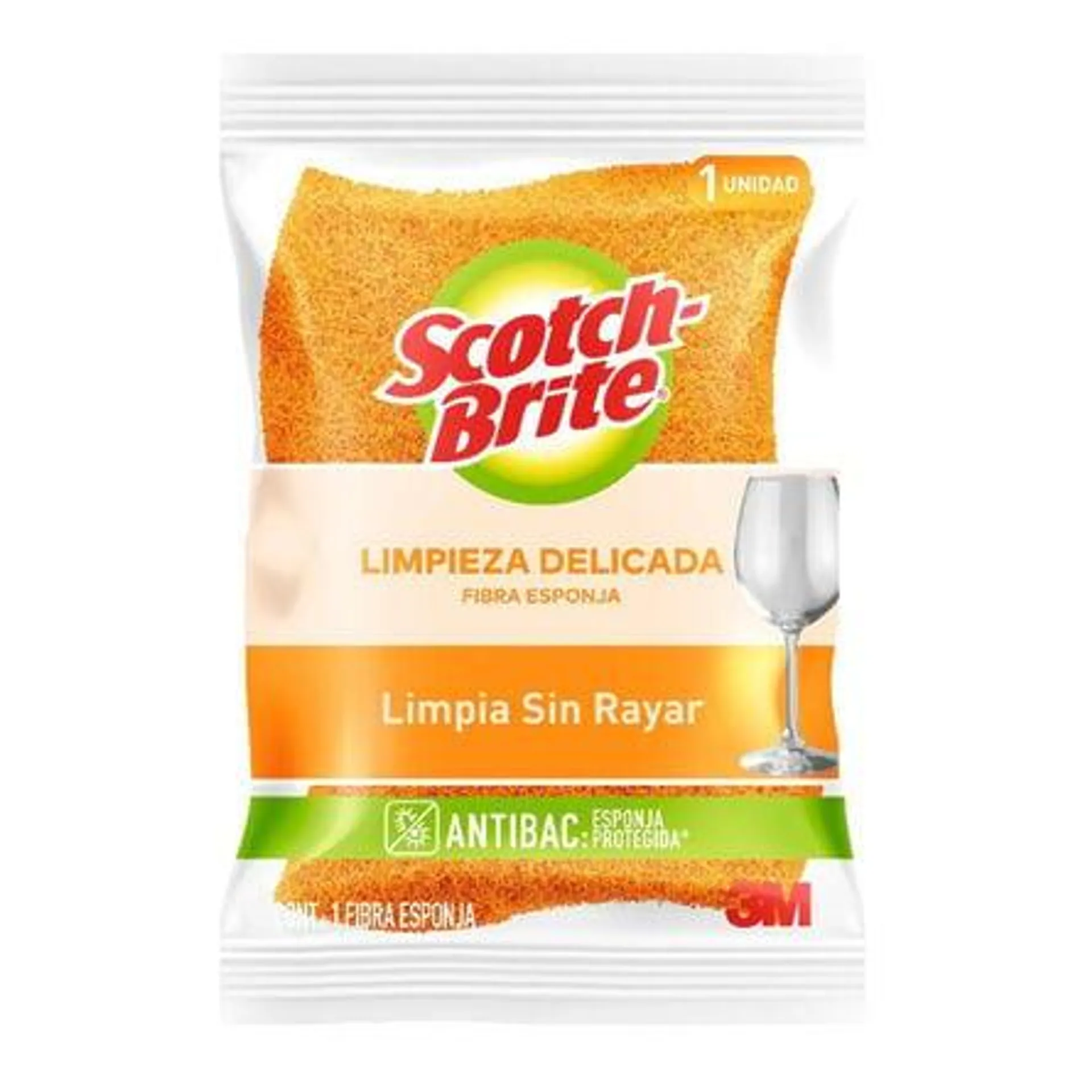 Fibra Esponja Cero Rayas Scotch-Brite 1 pieza