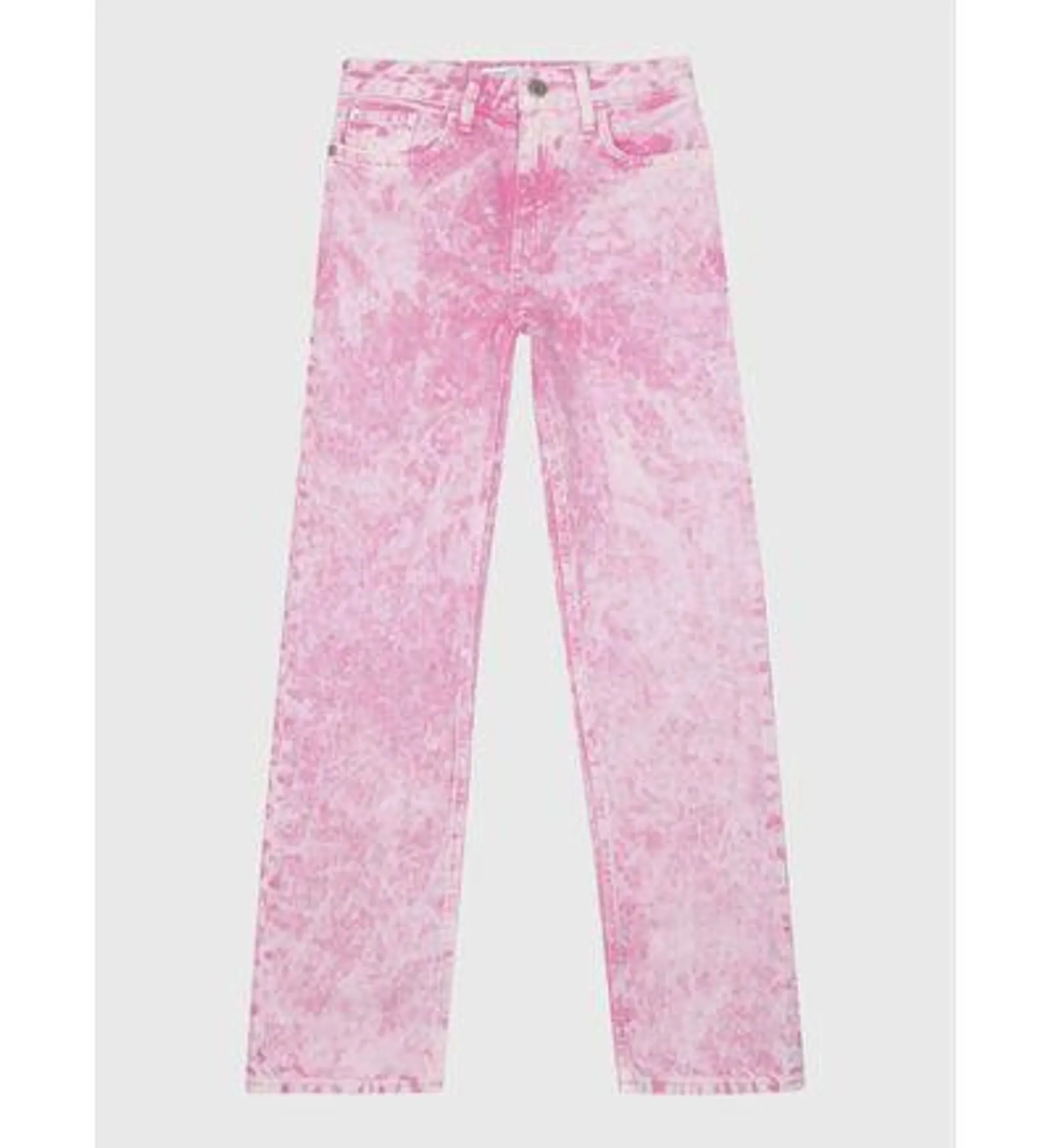 Jeans Calvin Klein Tie Dye Niña Rosa