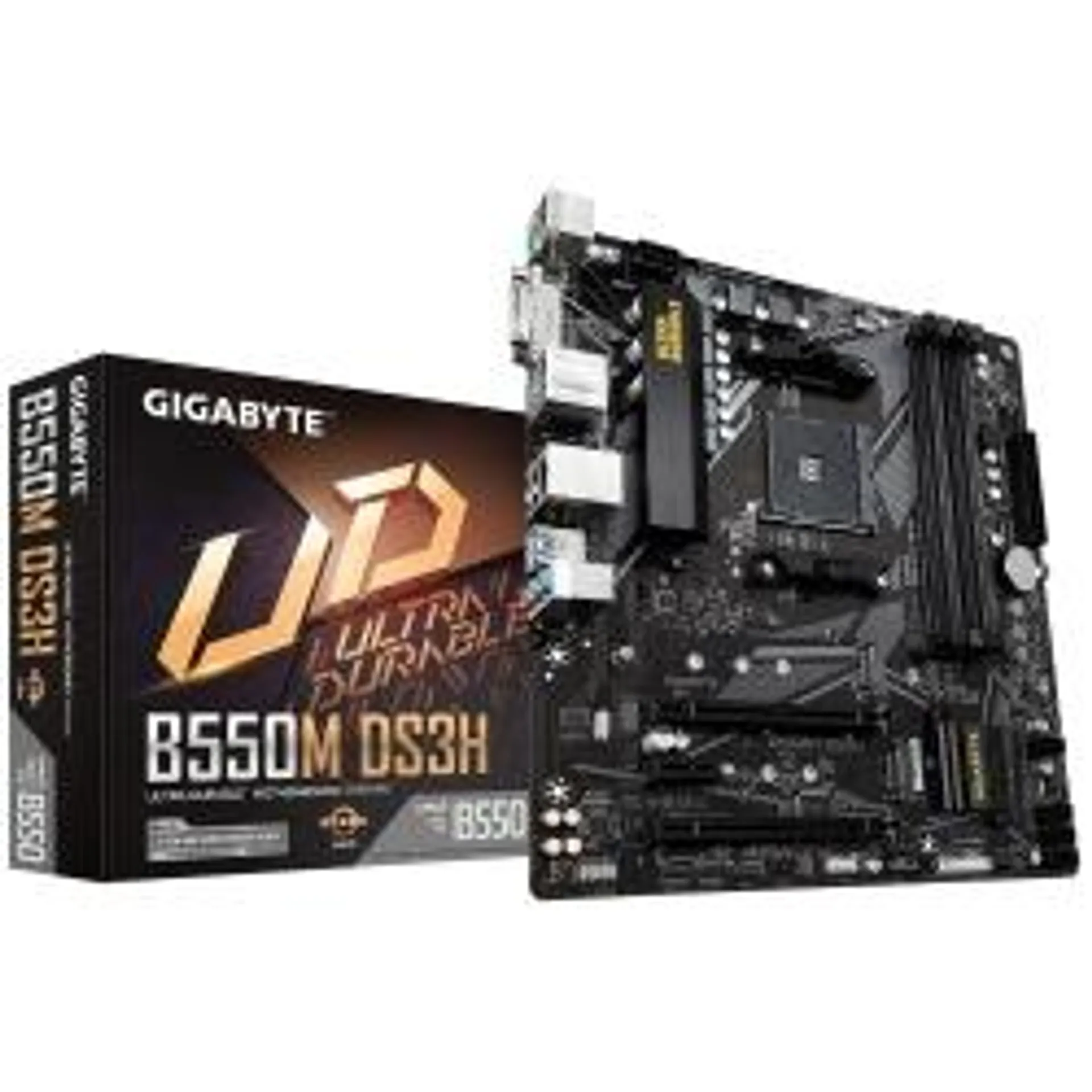 Tarjeta Madre Gigabyte Micro ATX B550M DS3H, S-AM4, AMD B550, HDMI, 128GB DDR4 para AMD ―