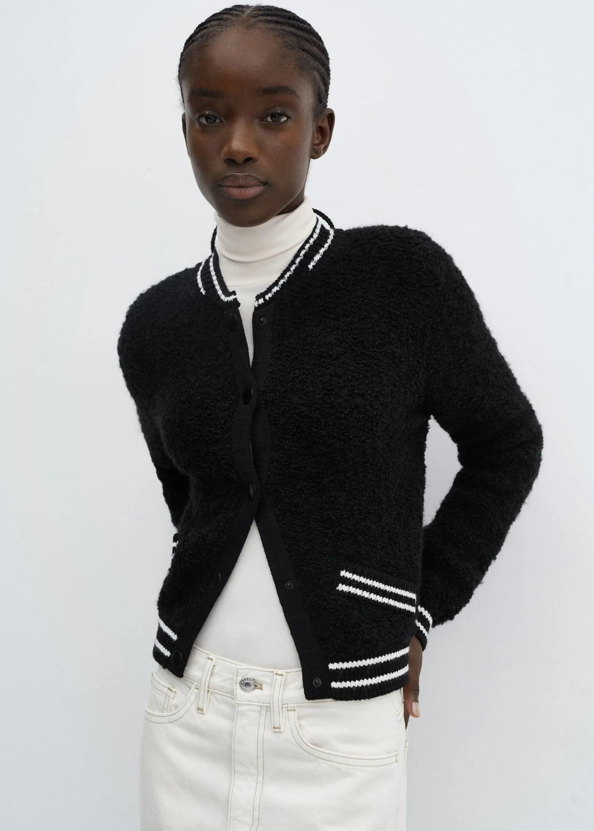 Chaqueta bomber punto