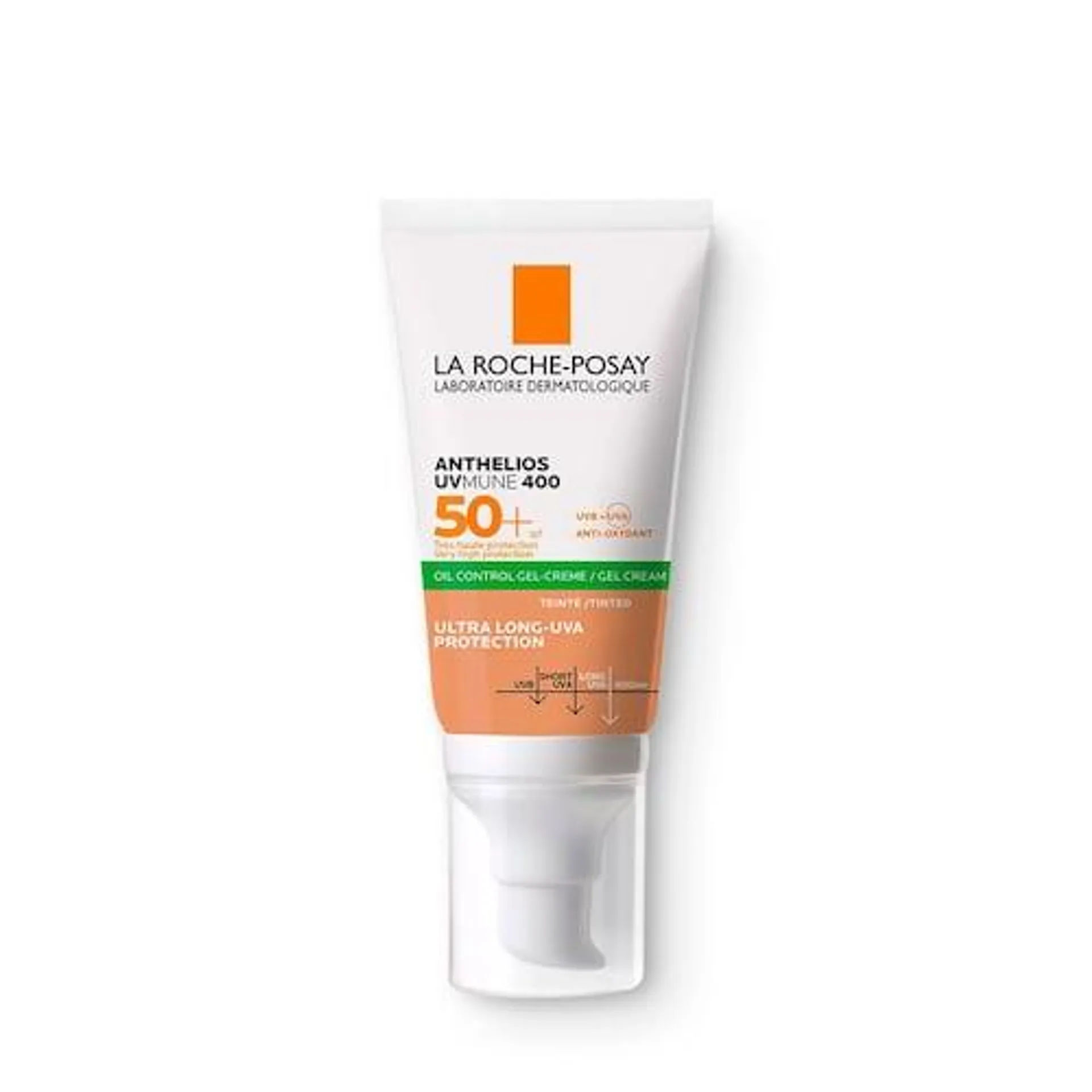 Protector Solar Facial La Roche Posay Anthelios XL Toque Seco con Color Matificante Para Piel Grasa a Mixta FPS50+ 50ml