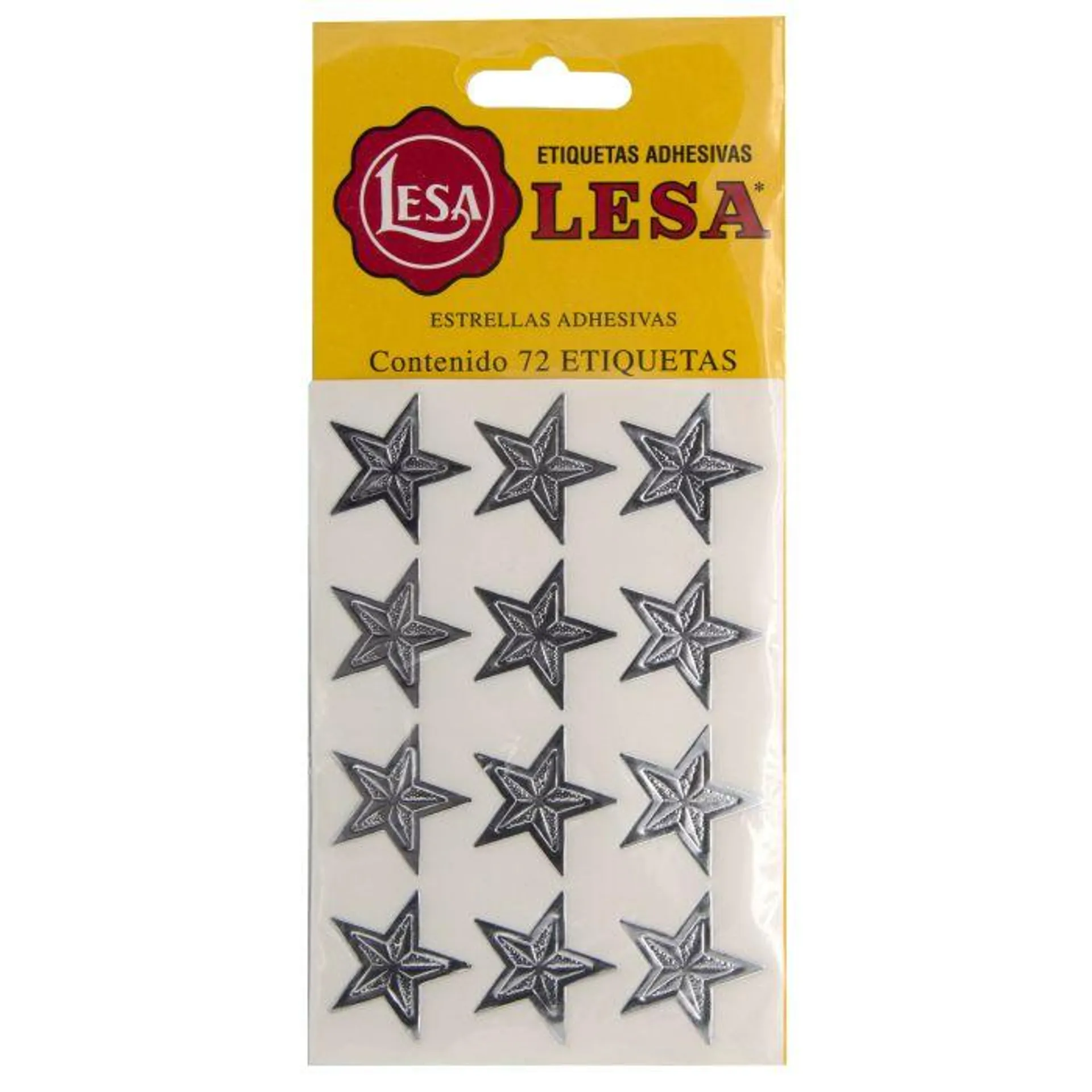 ETIQUETA ESTRELLA LESA #22 COLORES 24 MM BL/72 AUTOADHERIBLE