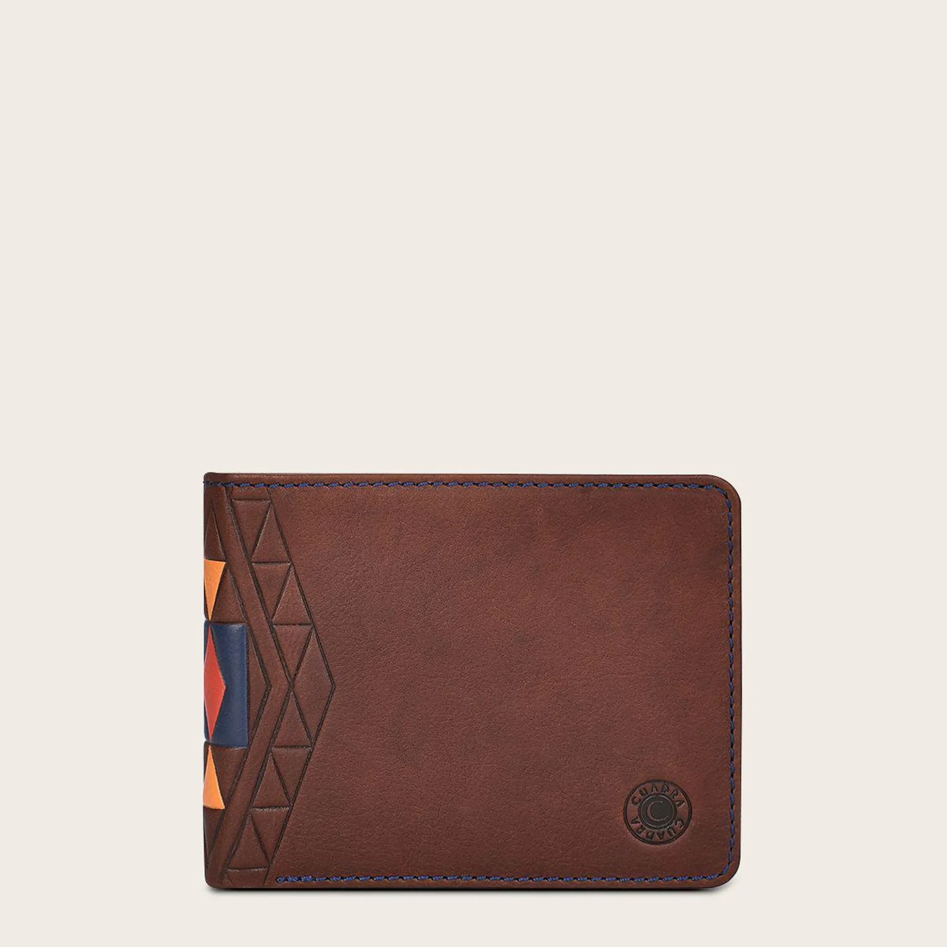 Billetera para caballero en piel genuina.
