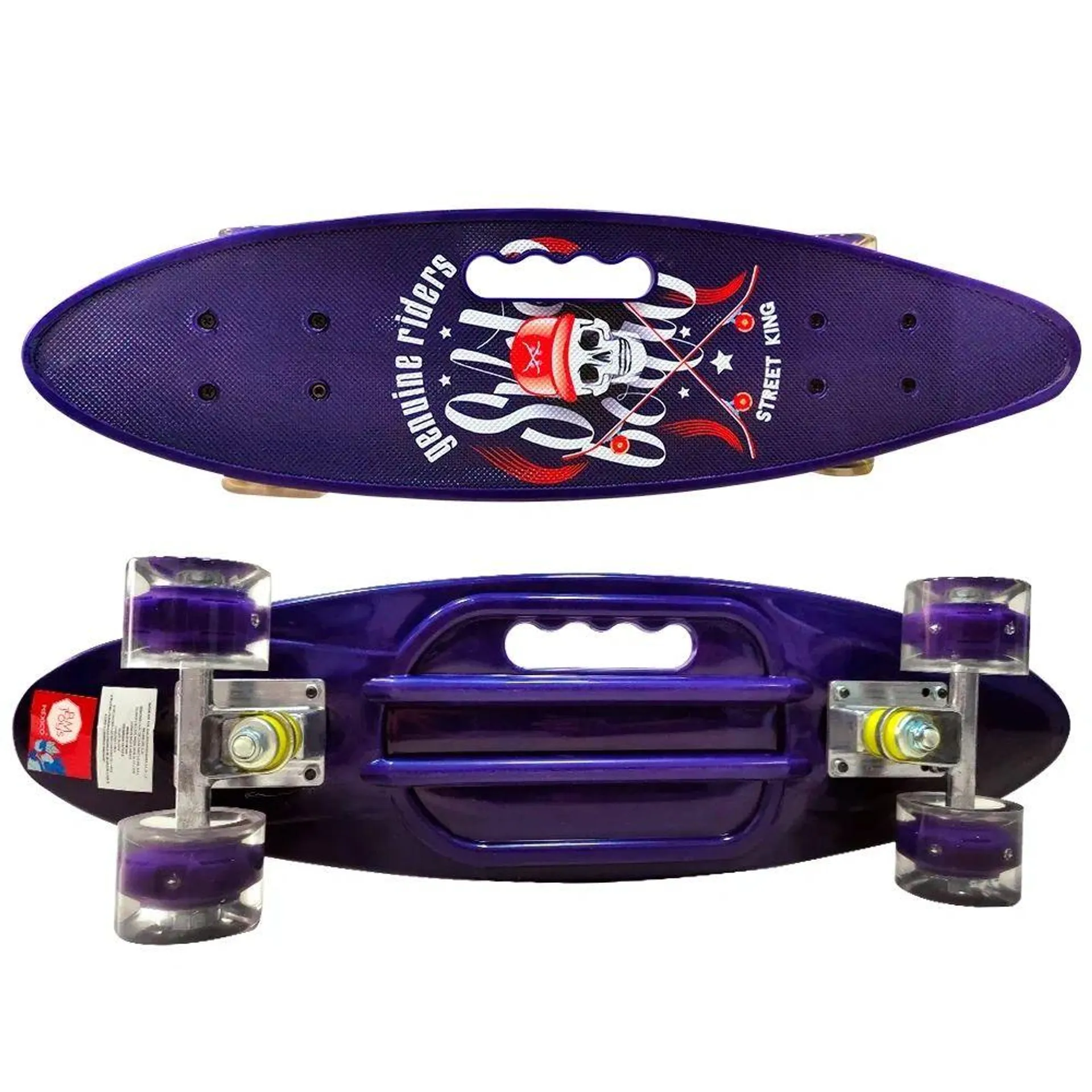 Patineta Morada BM Toys Con Luces Led