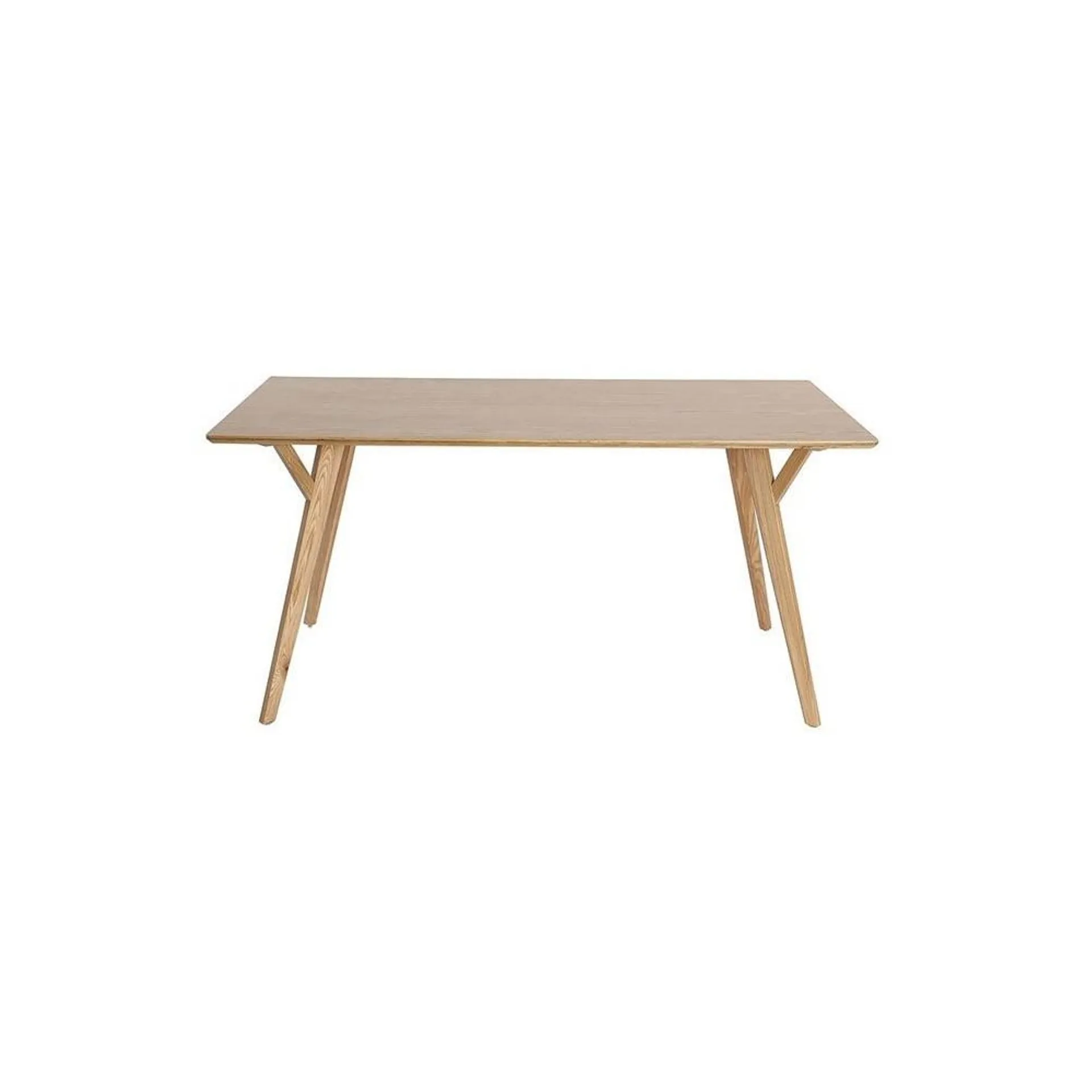 Kioto - Mesa de comedor rectangular estilo escandinavo de madera de encino