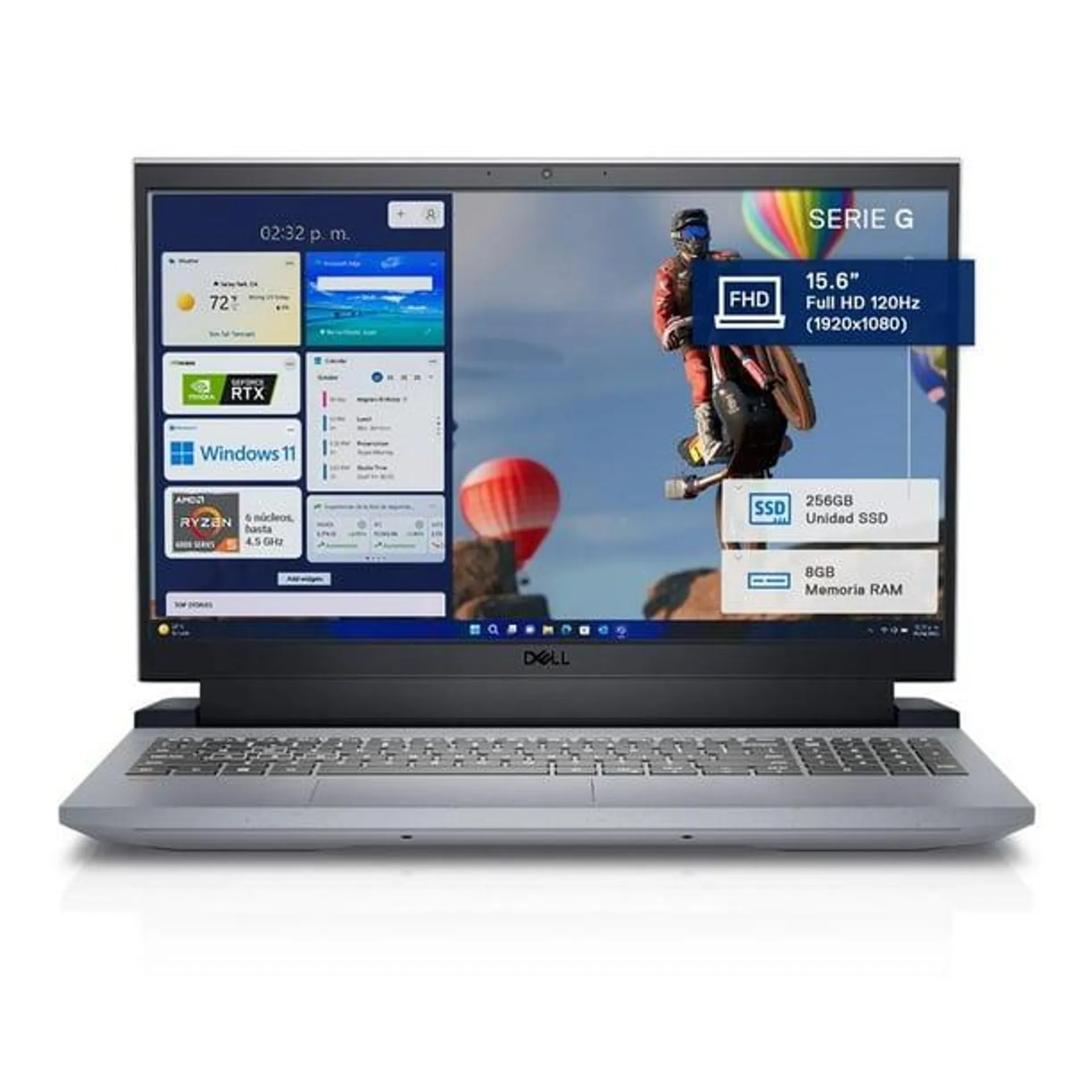 Laptop Gamer Dell Gaming G15 5525 R5 8GB 256GB