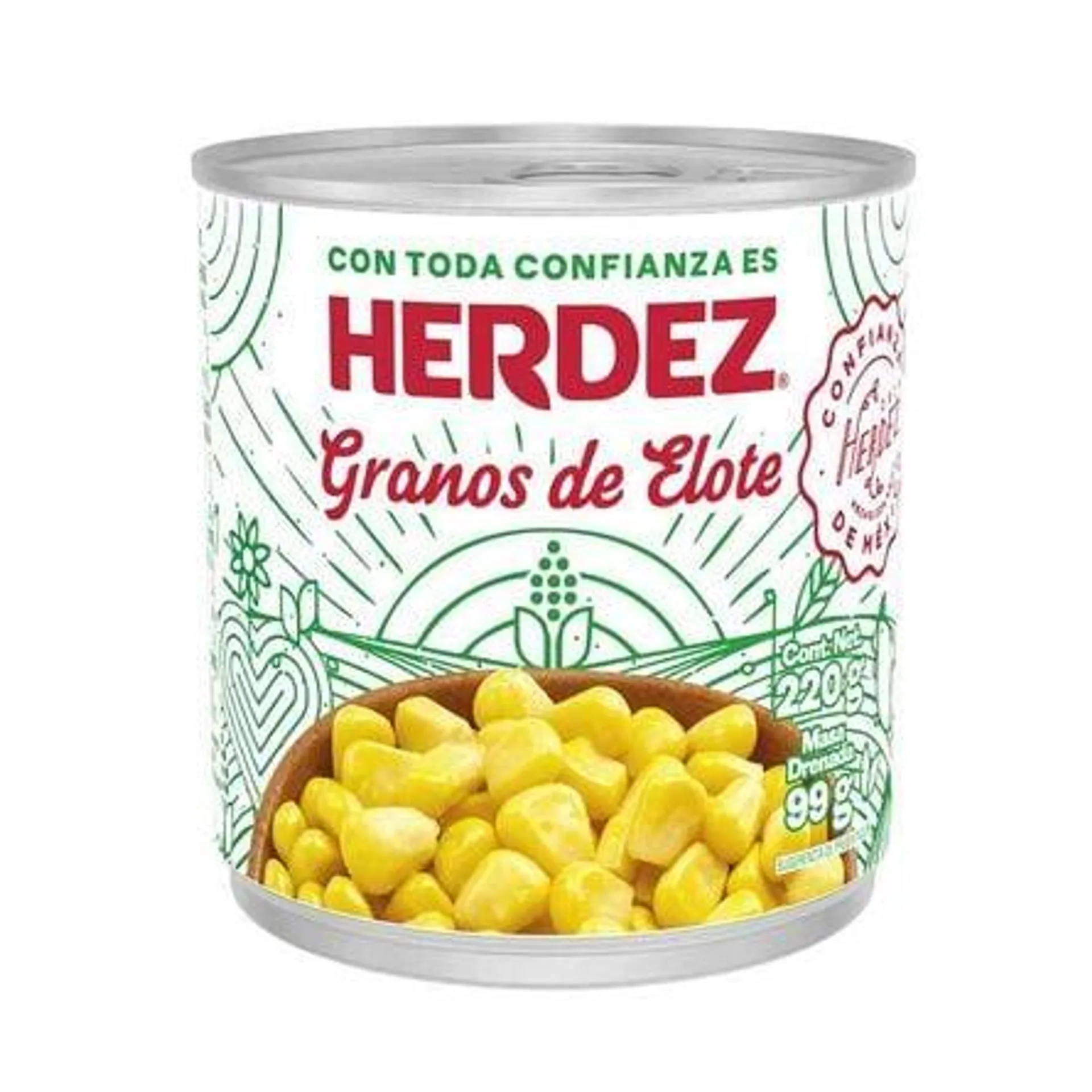 Granos de elote Herdez 220 g