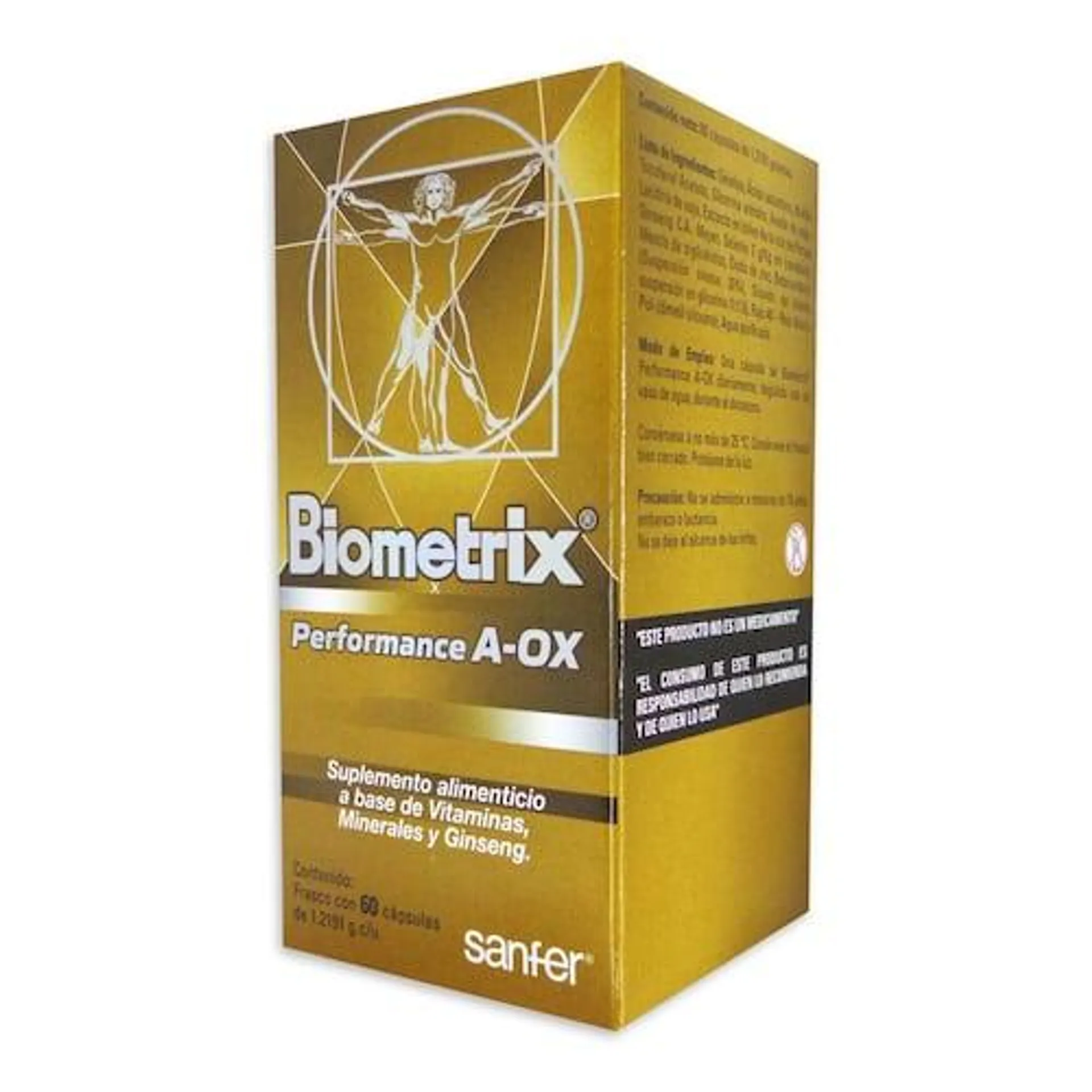 Biometrix Perf A-0x S Alim 60capsn