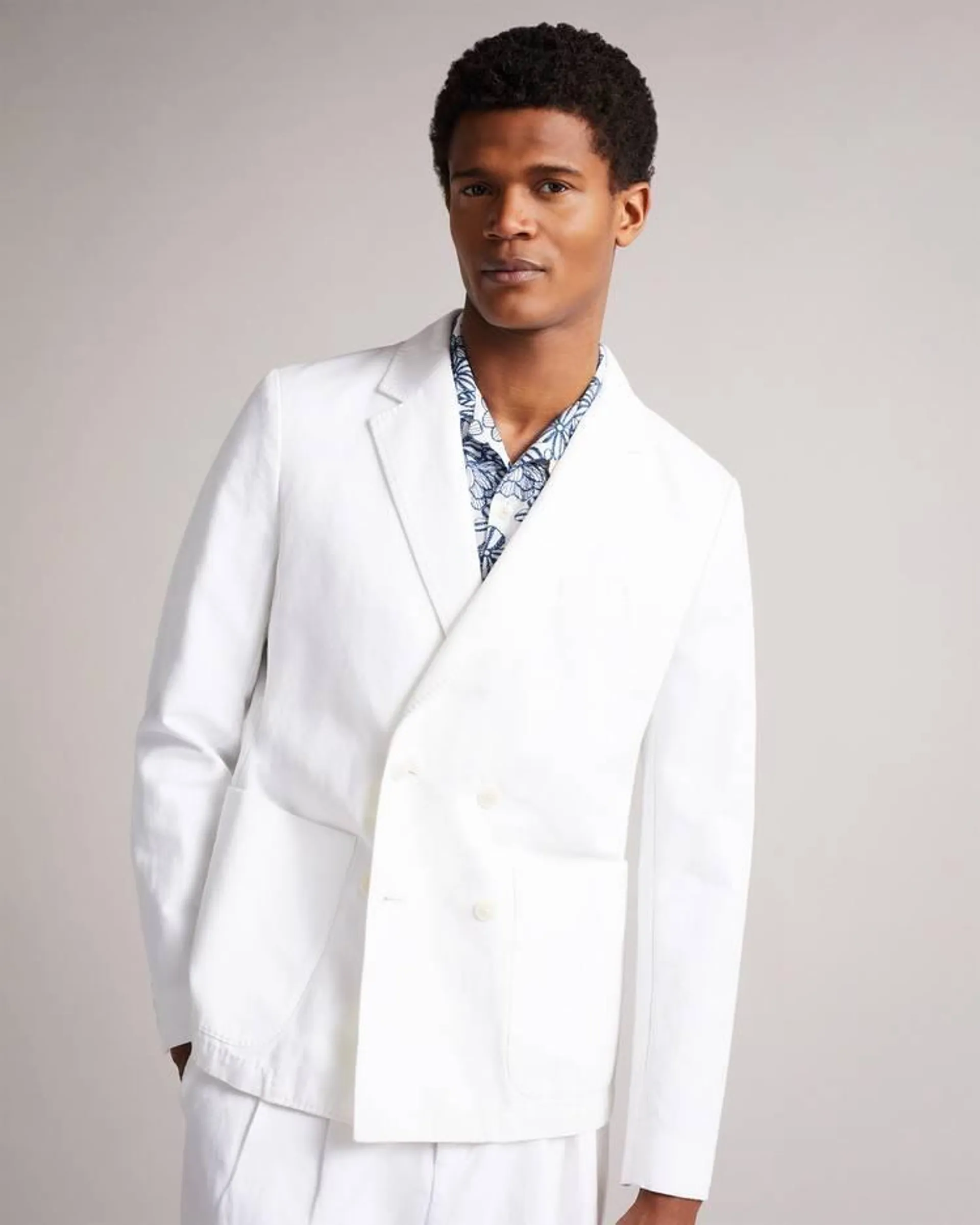 Blazers Ted Baker Ithon Hombre Blancos | MX-30692