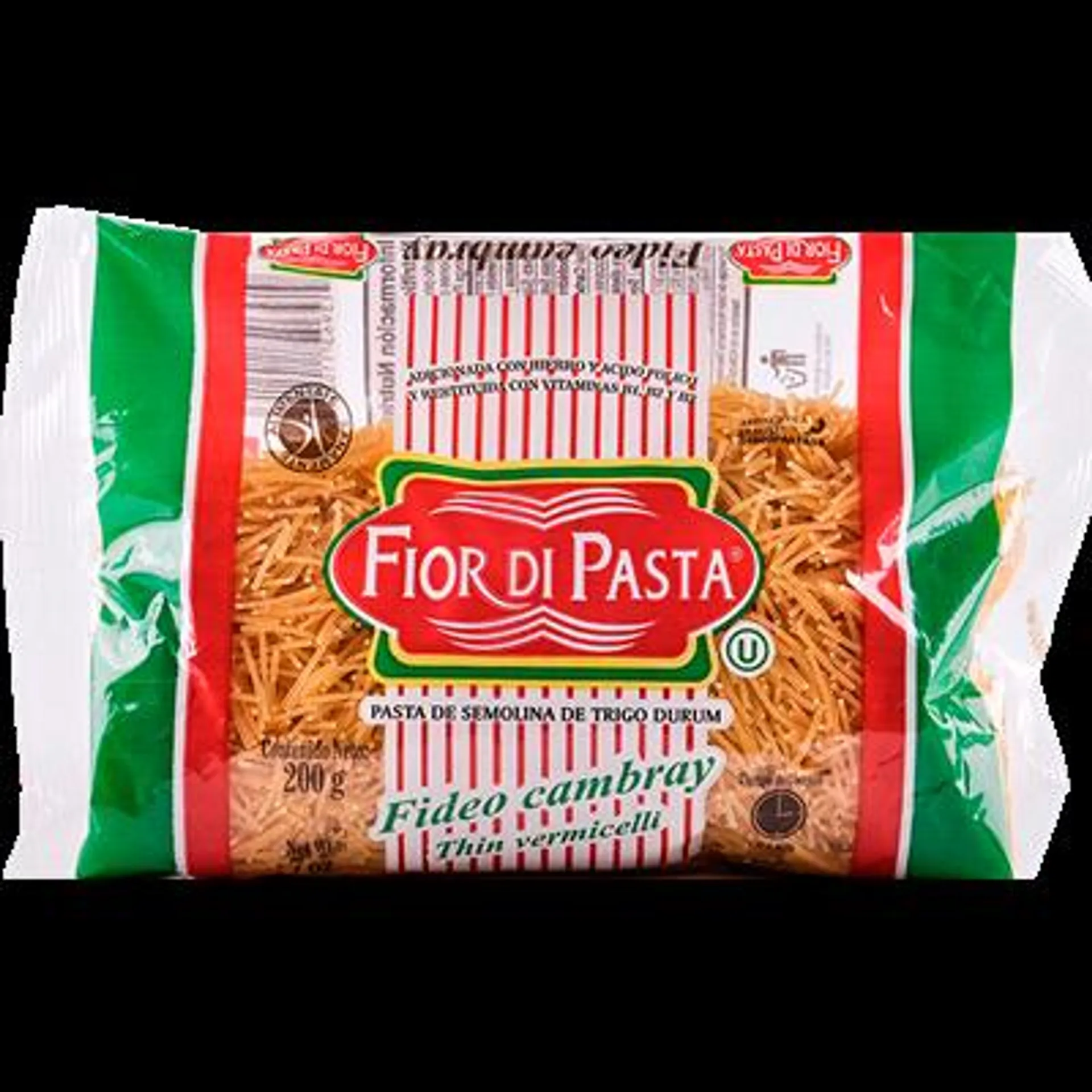 PASTA PARA SOPA FIDEO CAMBRAY FIOR DI PASTA 200 GRAMOS